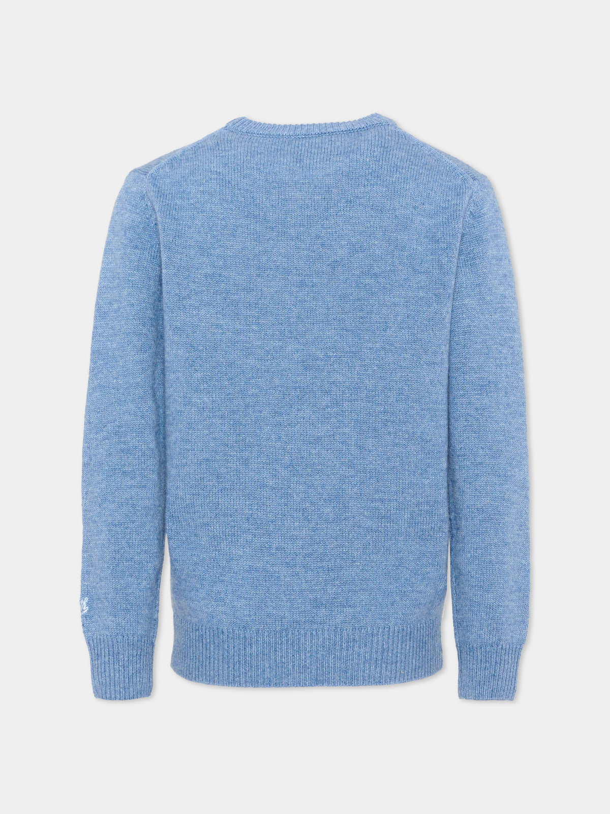 Maglione azzurro per bambino con Snoopy,Mc2 Saint Barth,DOU0006 01239M