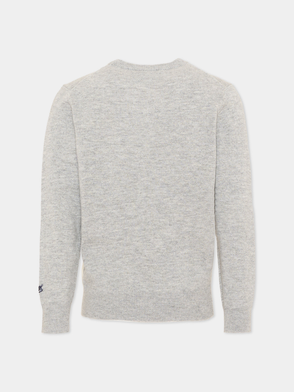 Maglione grigio per bambino con stampa,Mc2 Saint Barth,DOU0006 00125M