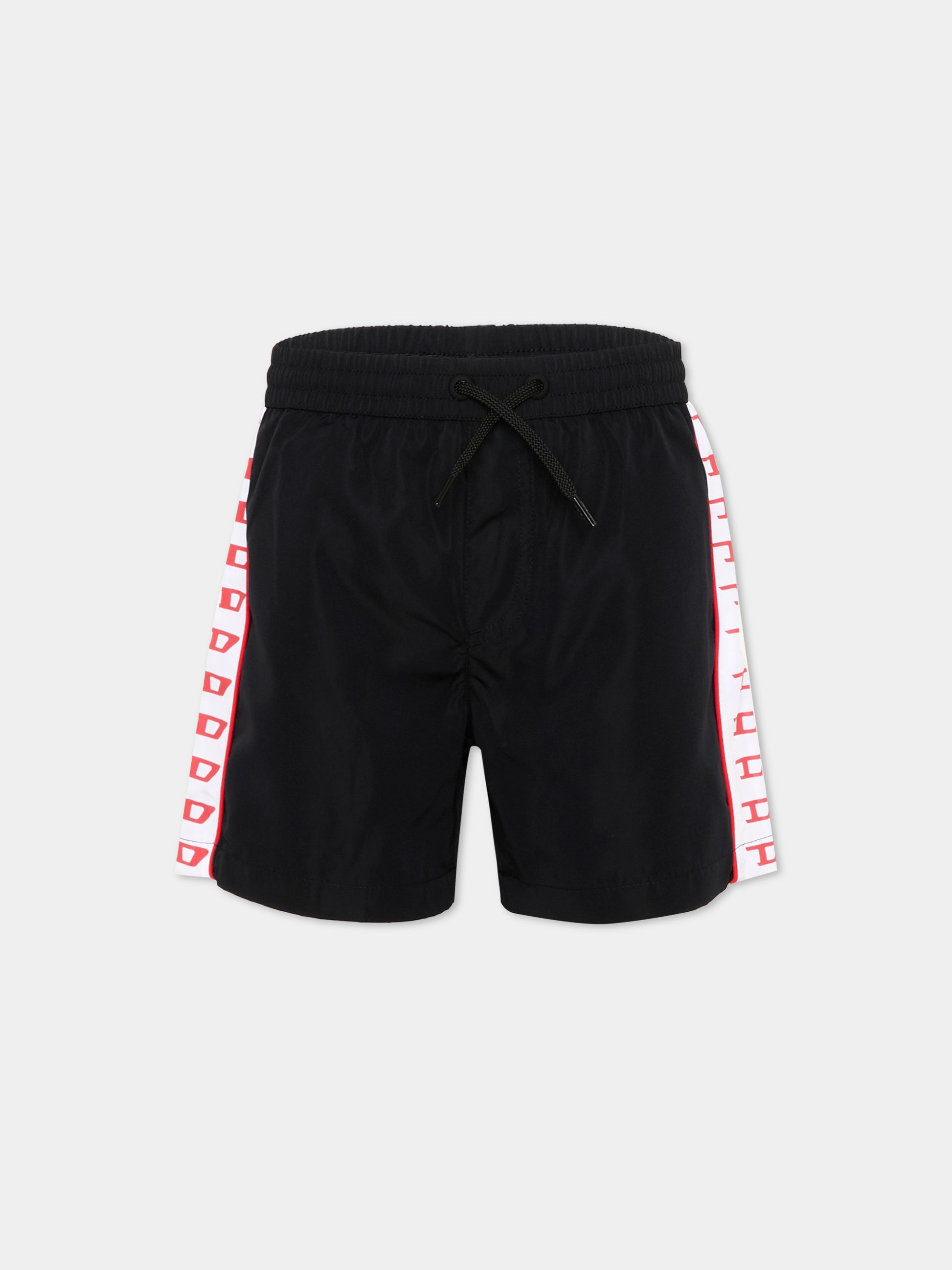Boxer mare nero per bambino con logo,Diesel,J02291 KXBPB K900