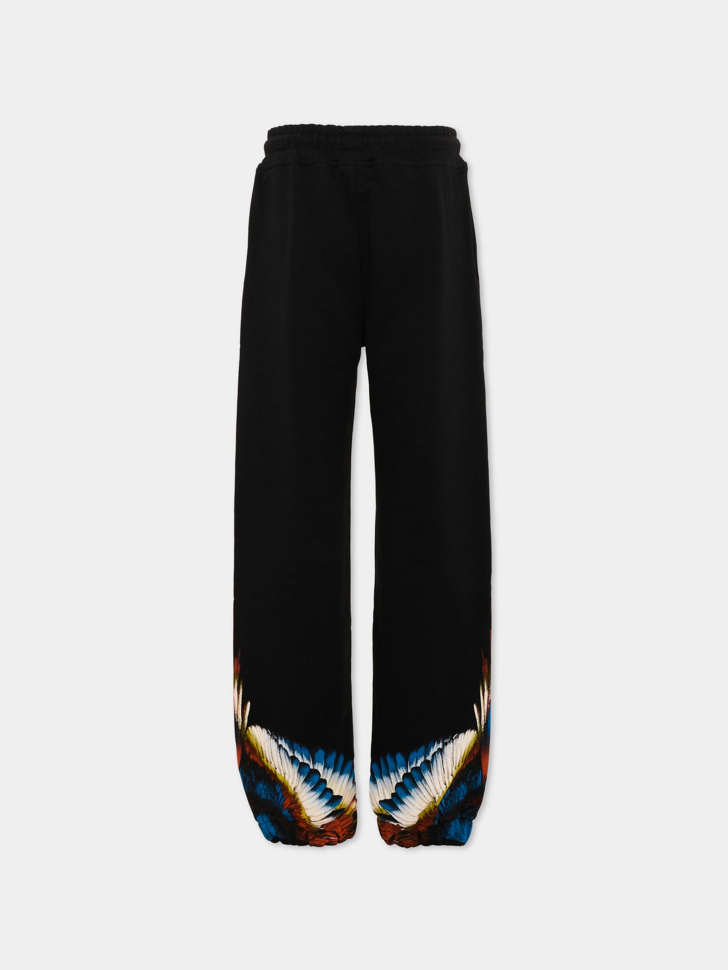 Pantalone sportivo nero per bambino con ali,County Of Milan Kids,F5CMJBFP065 110