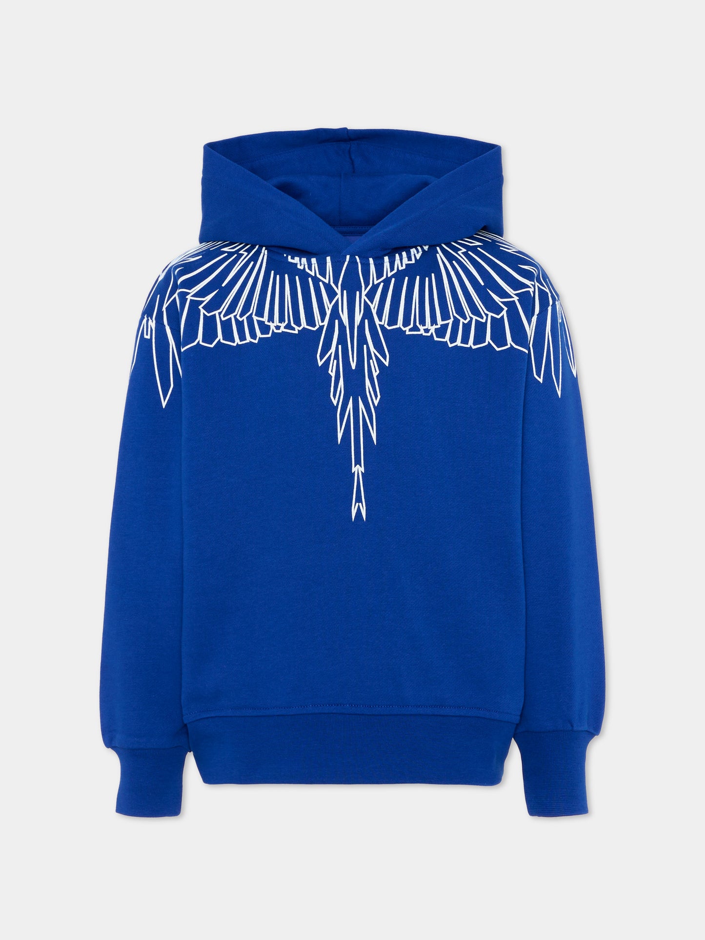 Felpa blu per bambino con ali,County Of Milan Kids,F5CMJBHS072 130