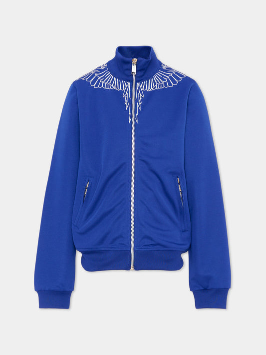 Giacca blu con ali per bambino,County Of Milan Kids,F5CMJBJK081 130