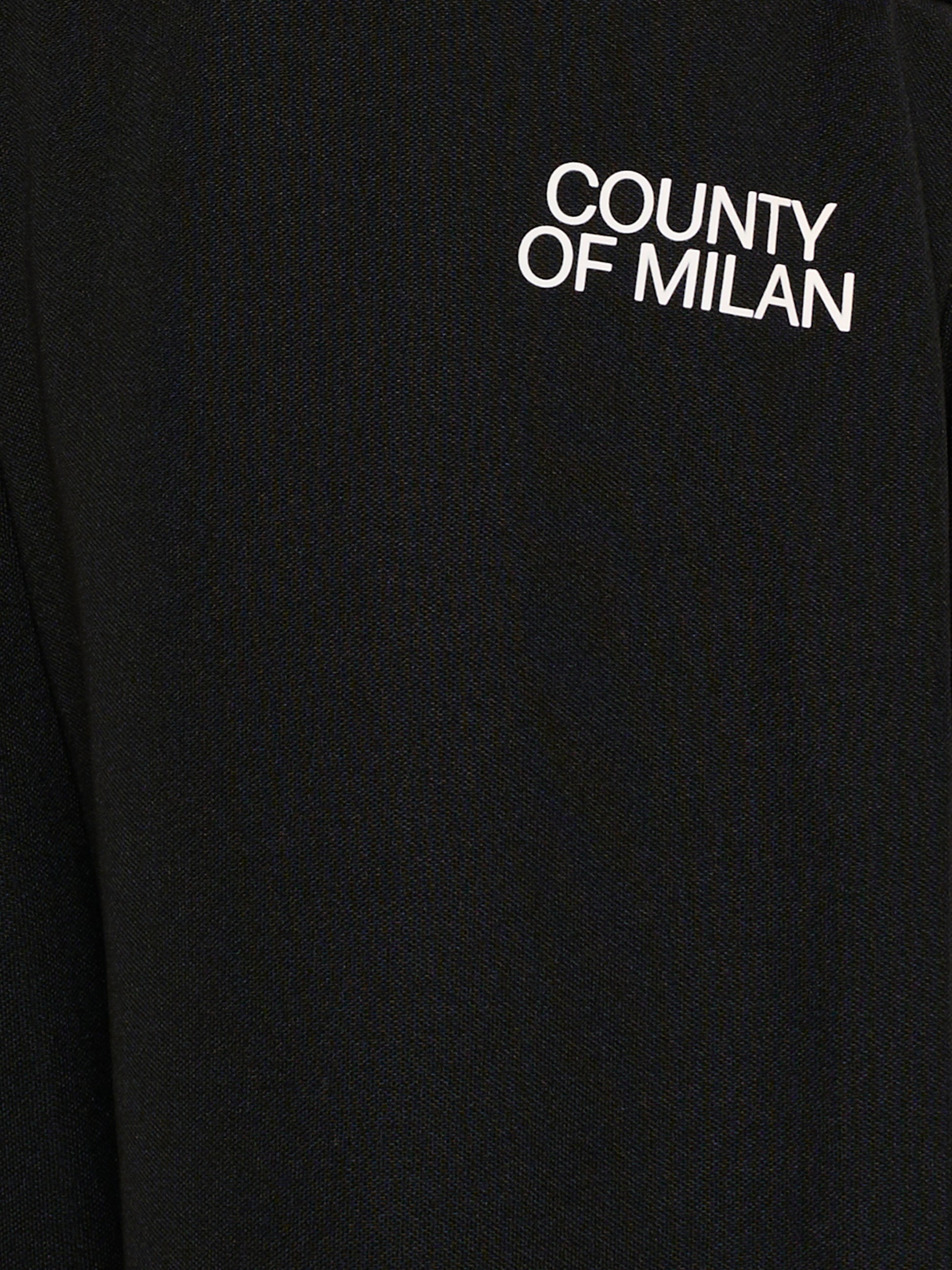 Pantaloni sportivi nero per bambino con logo,County Of Milan Kids,F5CMJBPA082 110