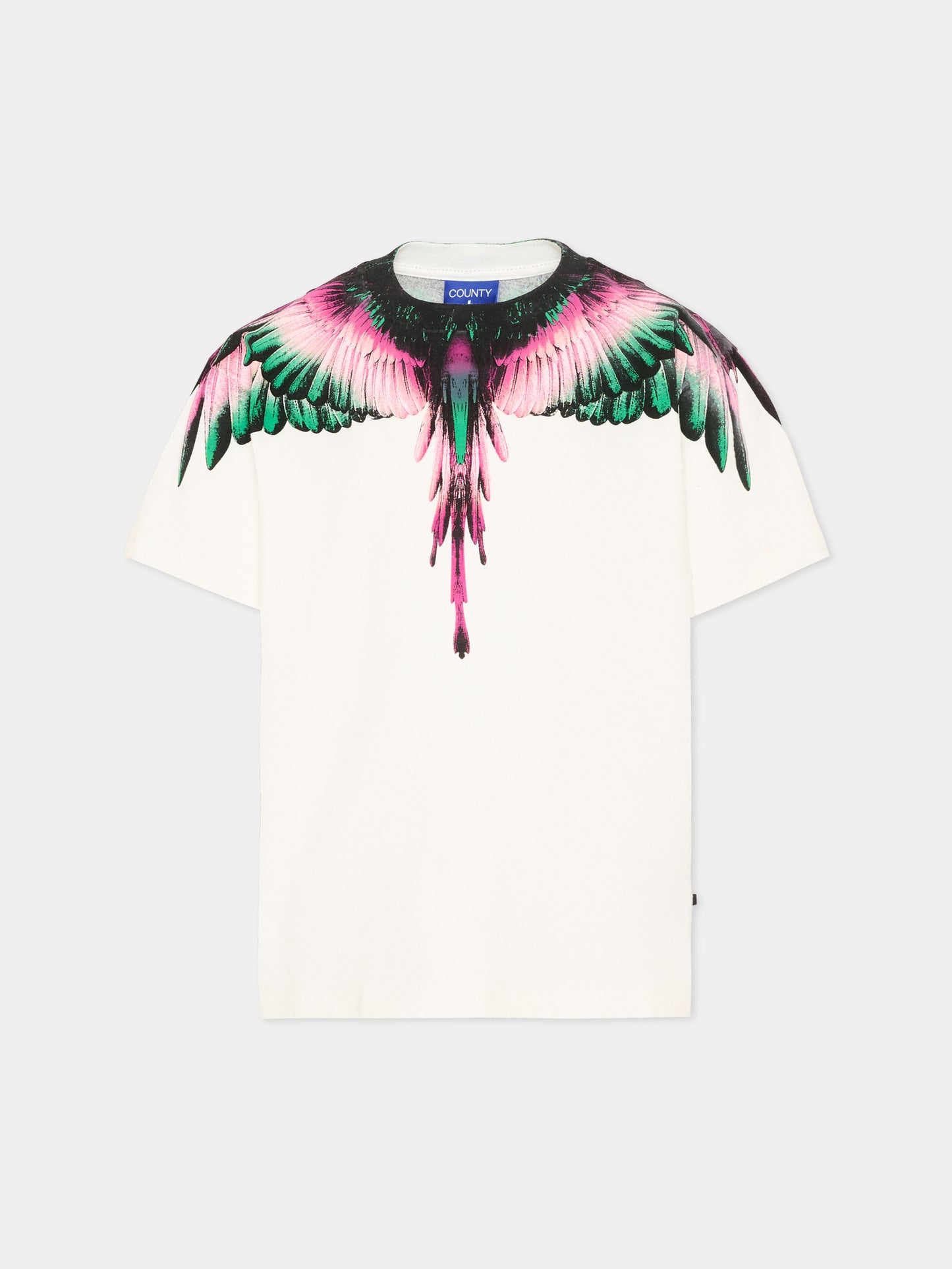 T-Shirt avorio per bambina con ali,County Of Milan Kids,F5CMJGTH016 002
