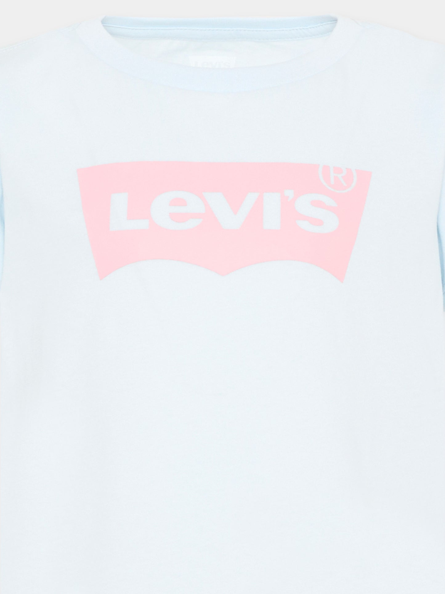 T-shirt azzurra per bambina con logo,Levi's Kids,4EK825 UHG