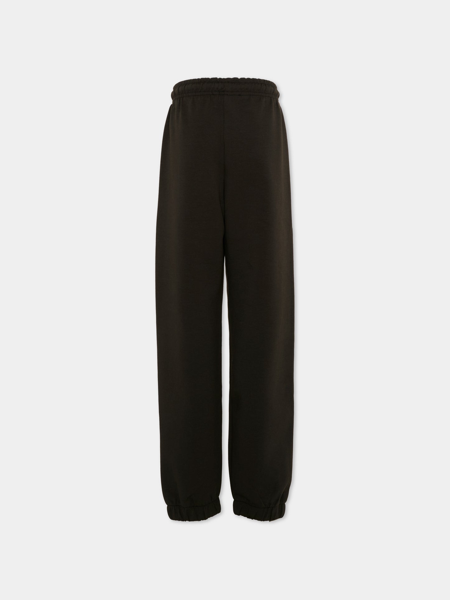 Pantaloni sportivi neri per bambino con logo