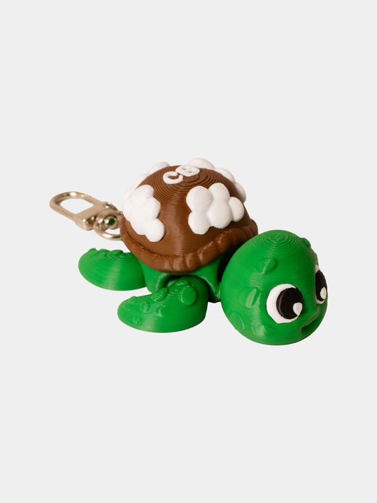 Tartaruga portachiavi Fidget Toy verde