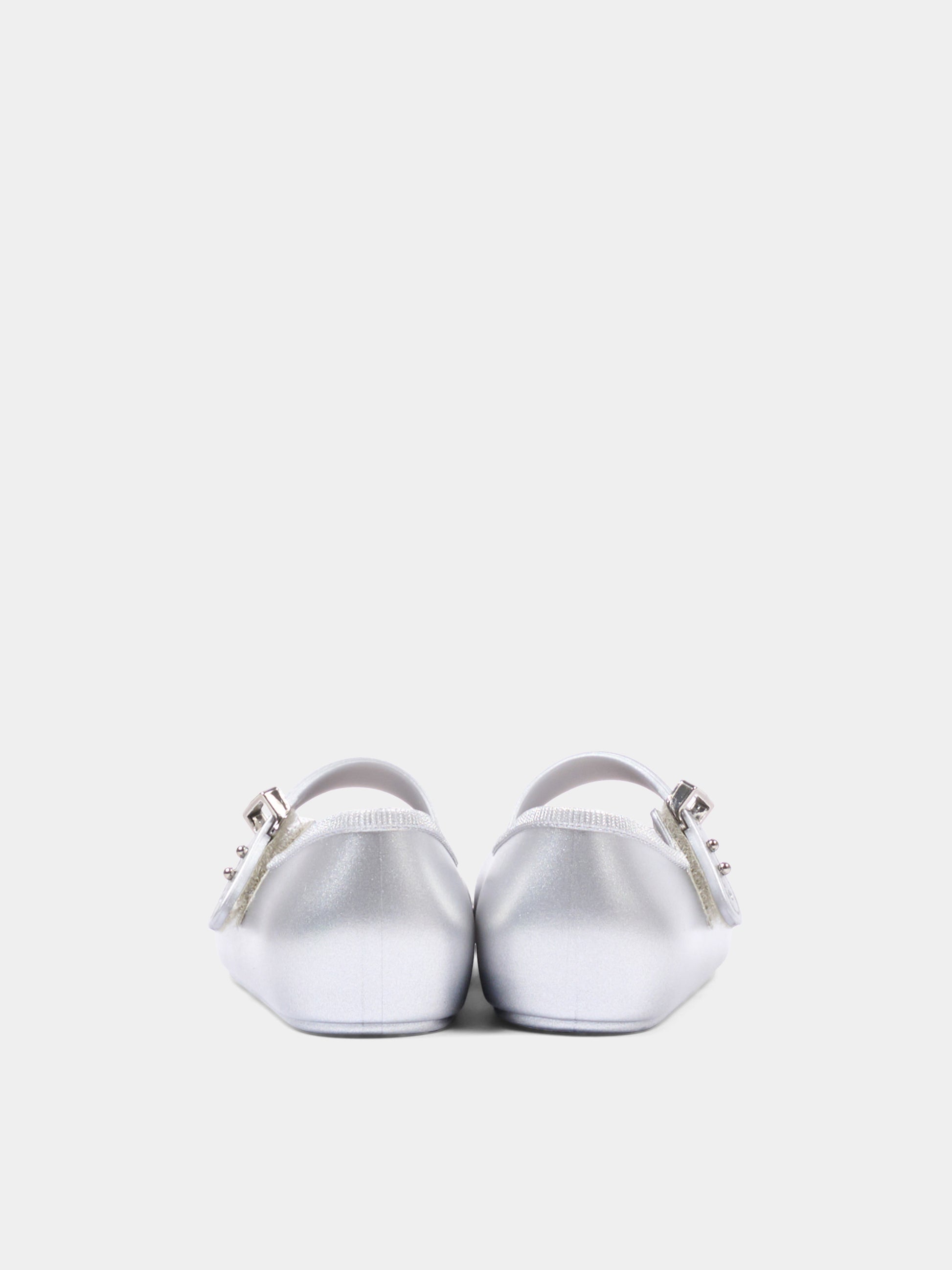 Ballerine argento per bambina,Mini Melissa,36240 BW430 06071