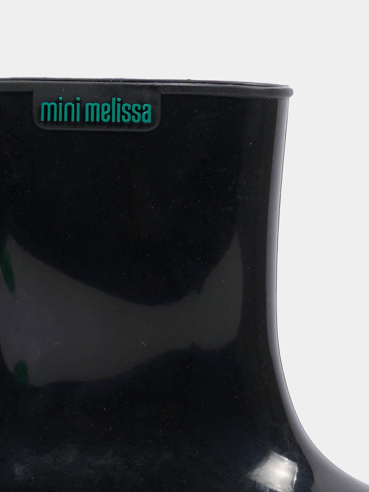 Stivali da pioggia neri per bambina,Mini Melissa,33868 BA921 34445