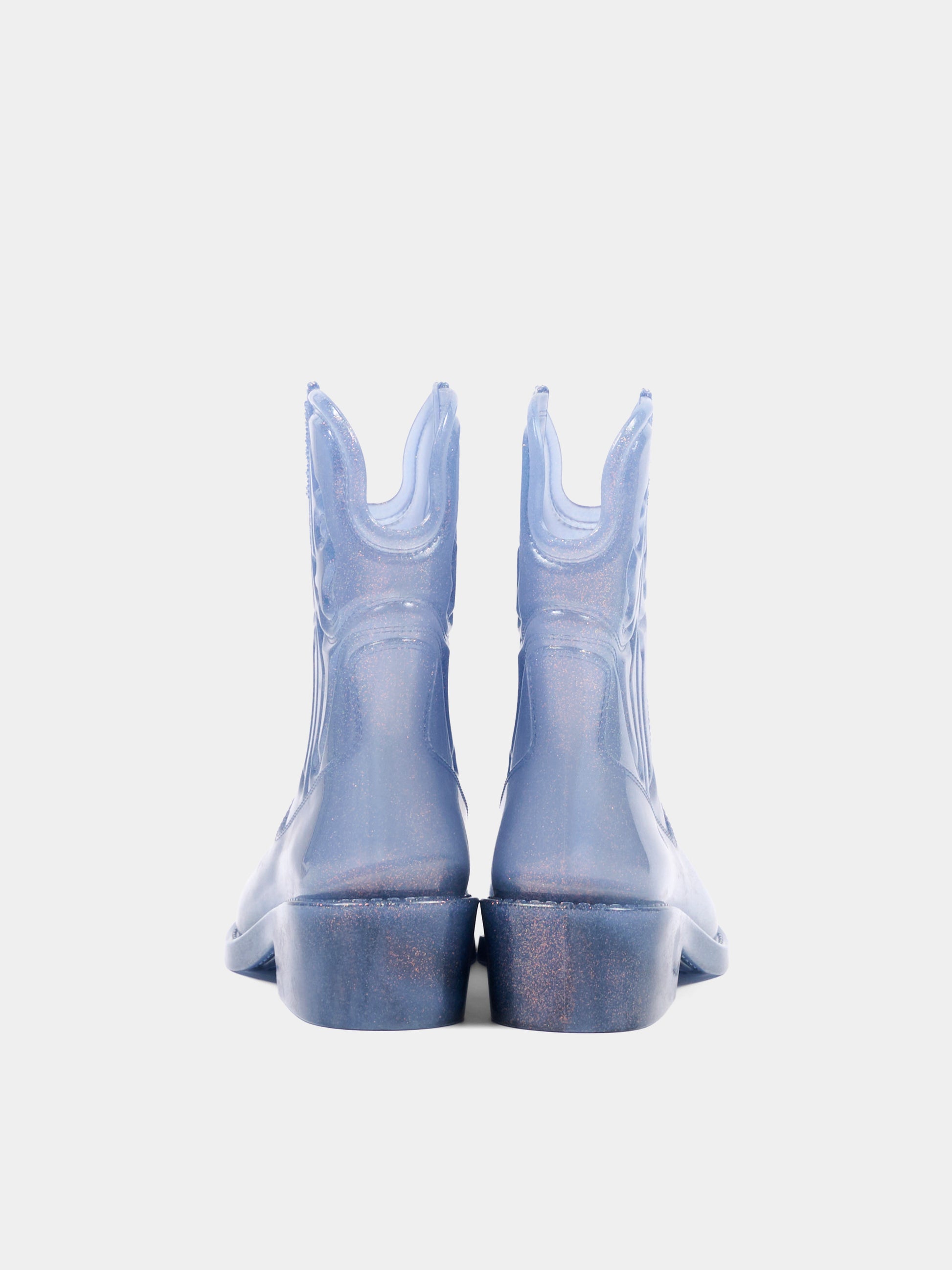 Stivali da pioggia per bambina con glitter,Mini Melissa,36192 BJ542 34445