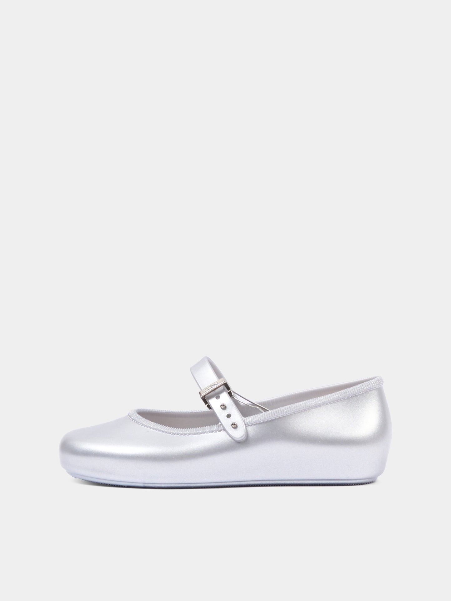 Ballerine argento per bambina Mary Jane,Mini Melissa,36244 BW425 34445