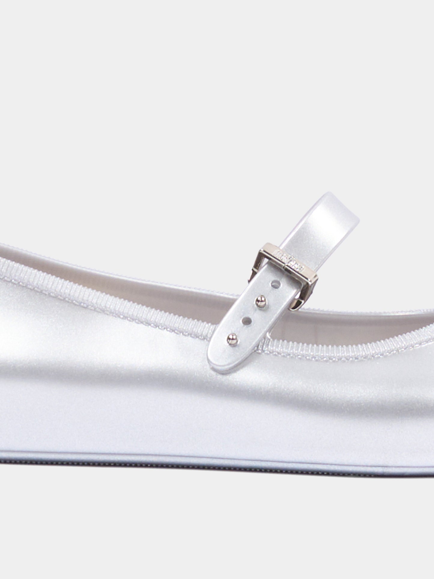 Ballerine argento per bambina Mary Jane,Mini Melissa,36244 BW425 34445