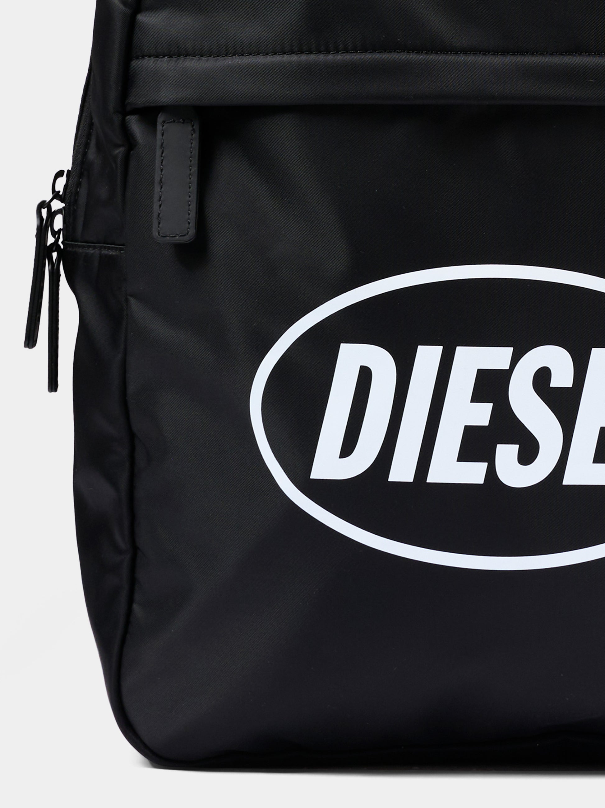 Zaino nero per bambino con logo,Diesel,J02334 KXBEW K900