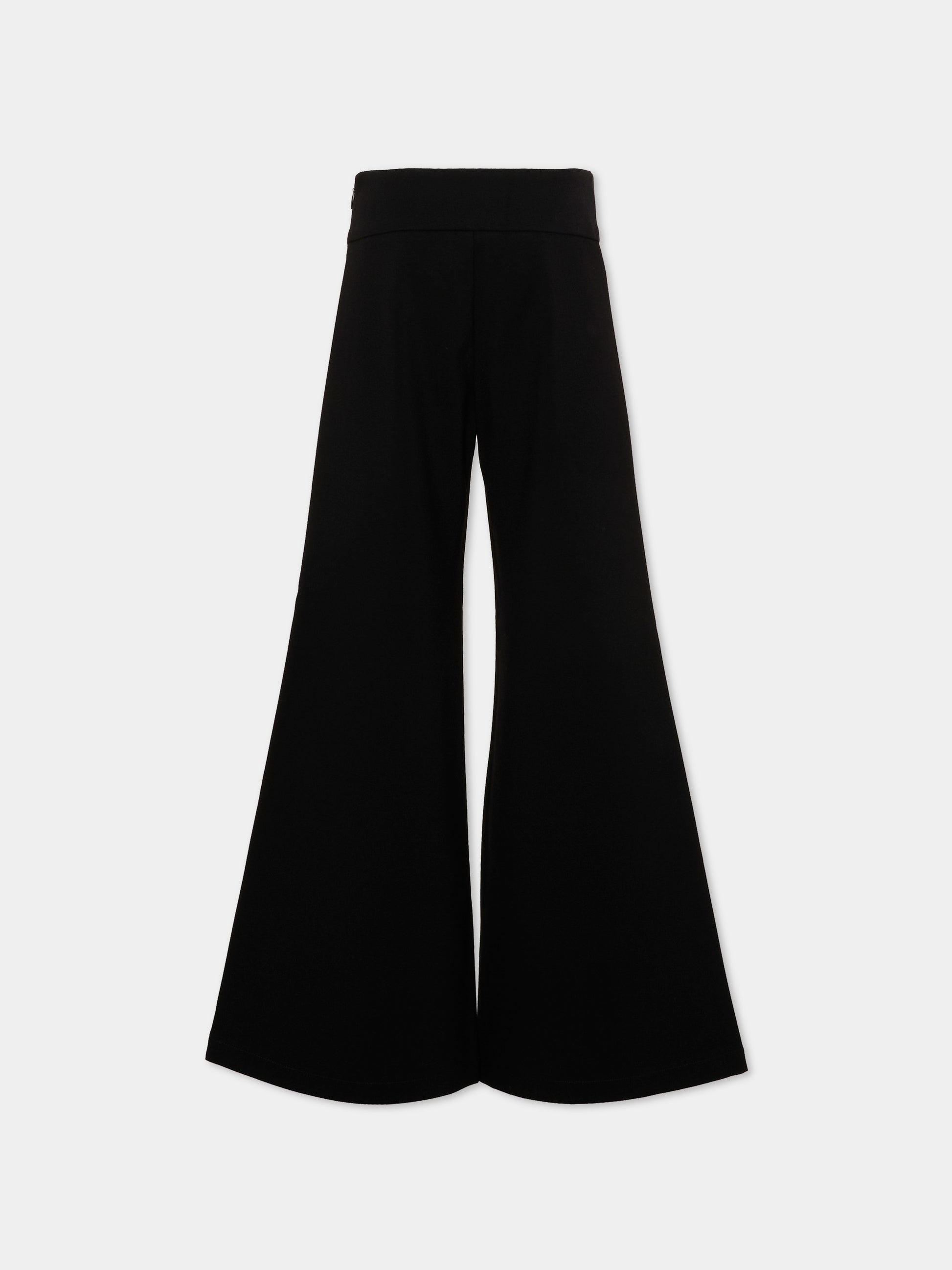Pantaloni neri per bambina con logo,Diesel,J02456 KYATE K900