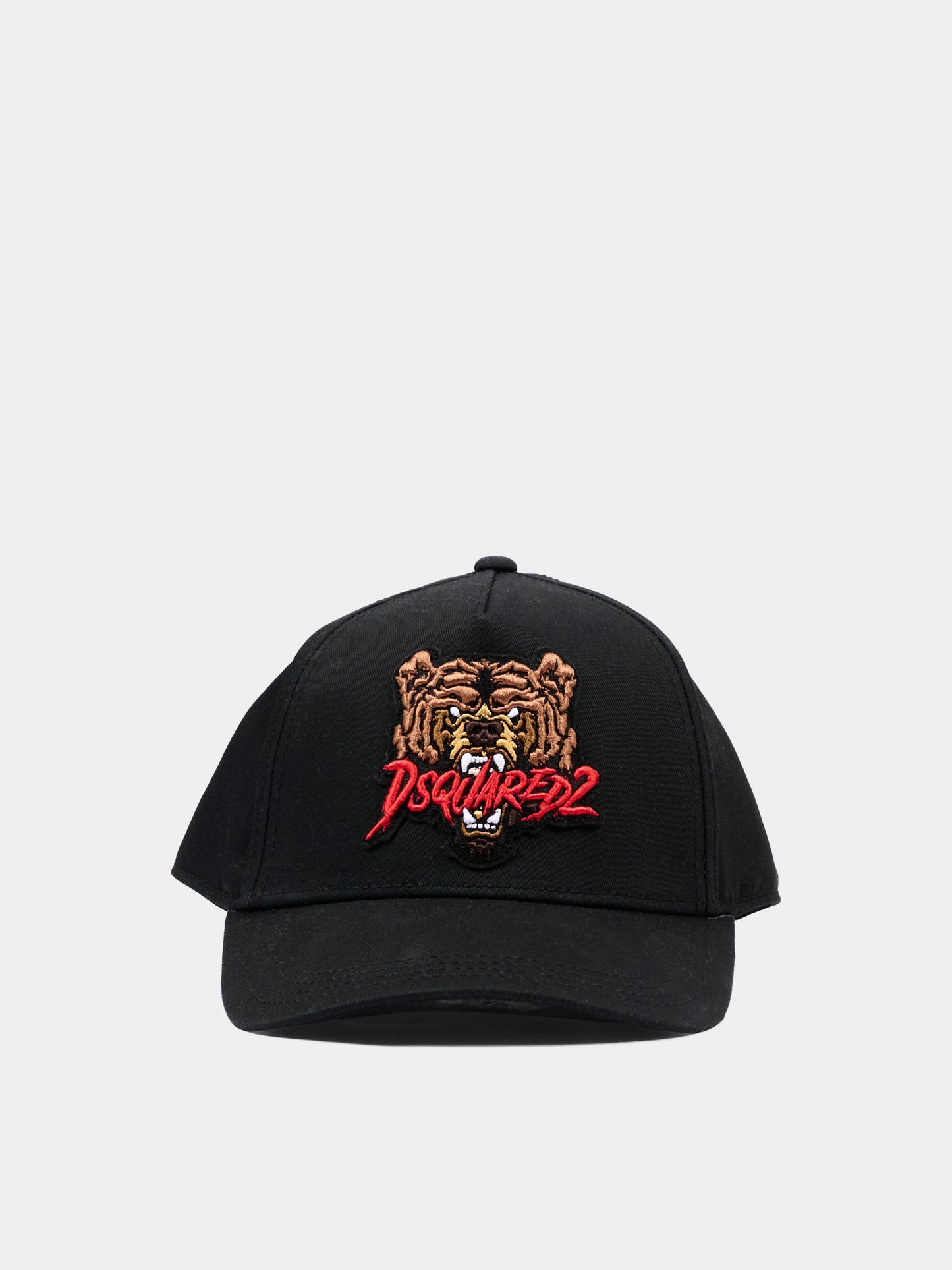 Cappello nero per bambini con logo,Dsquared2,DQ3116 D00YT DQ900