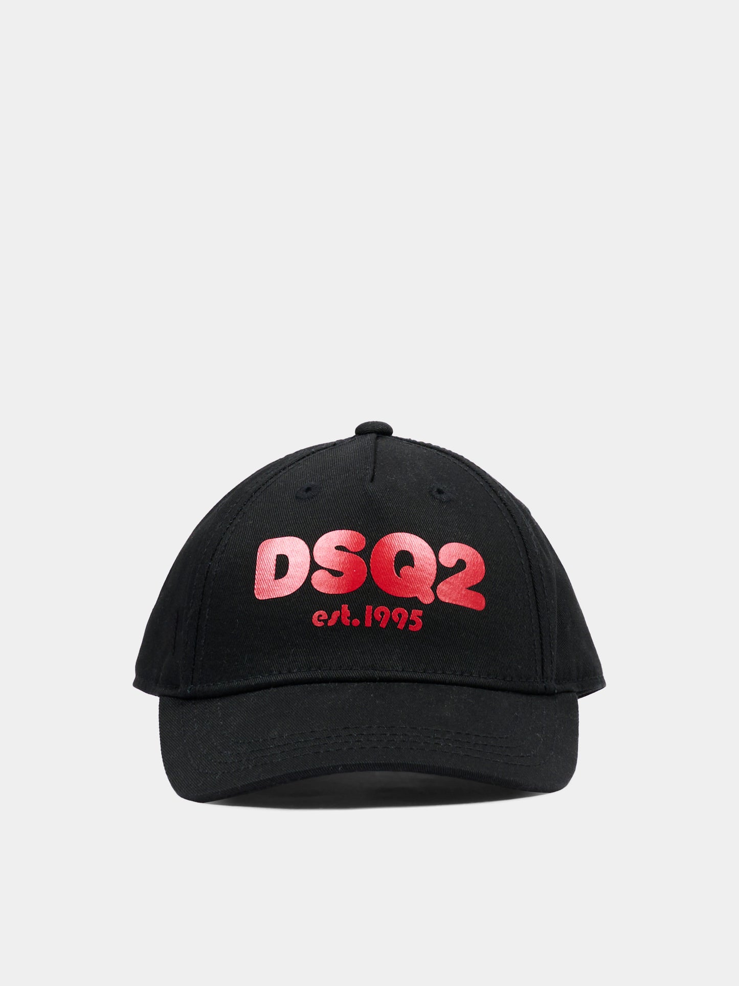 Cappello con visiera nero per bambini con logo,Dsquared2,DQ2159 D00YT DQ900