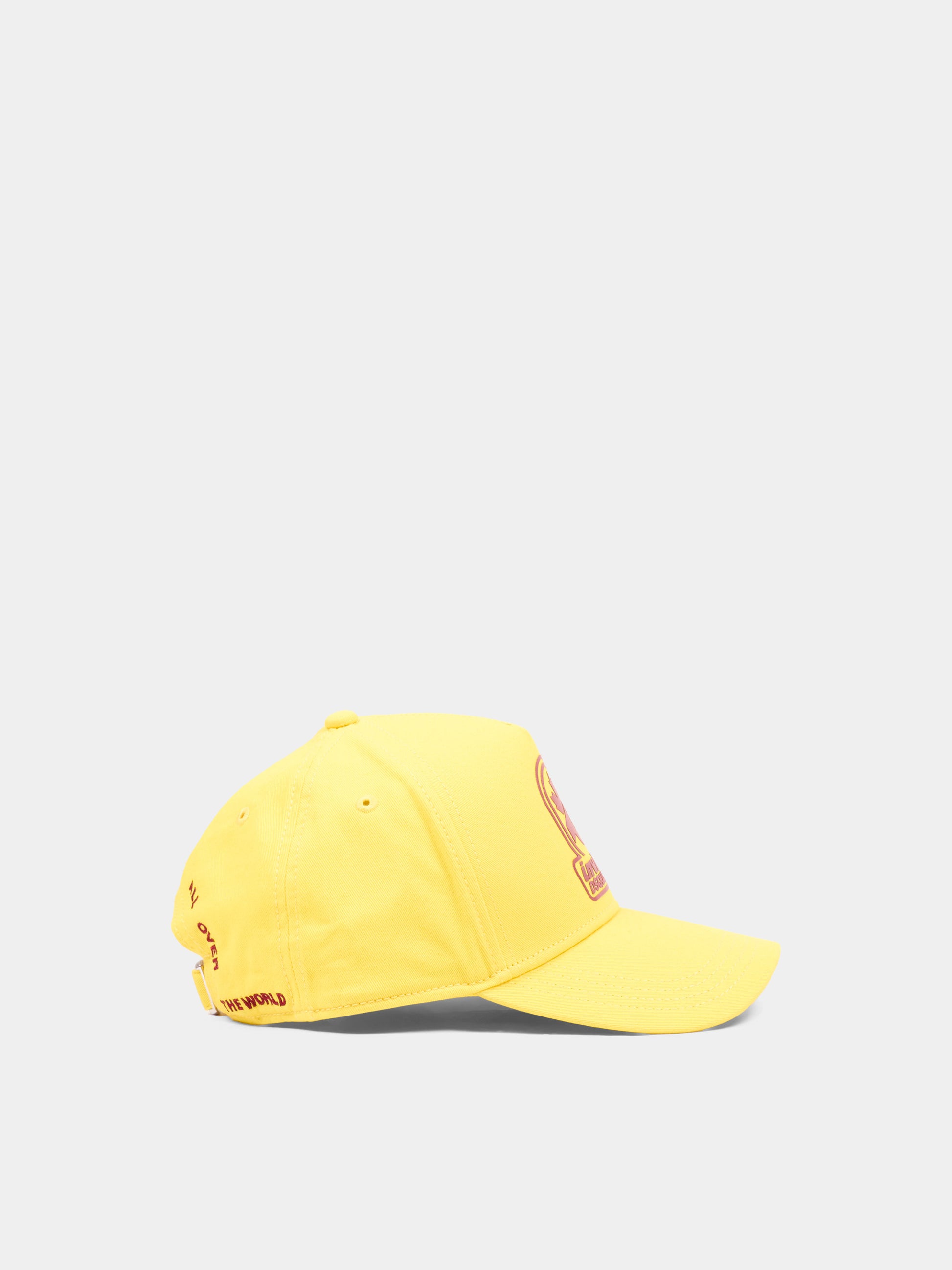 Cappello con visiera giallo per bambini con logo,Dsquared2,DQ2925 D0AD7 DQ205