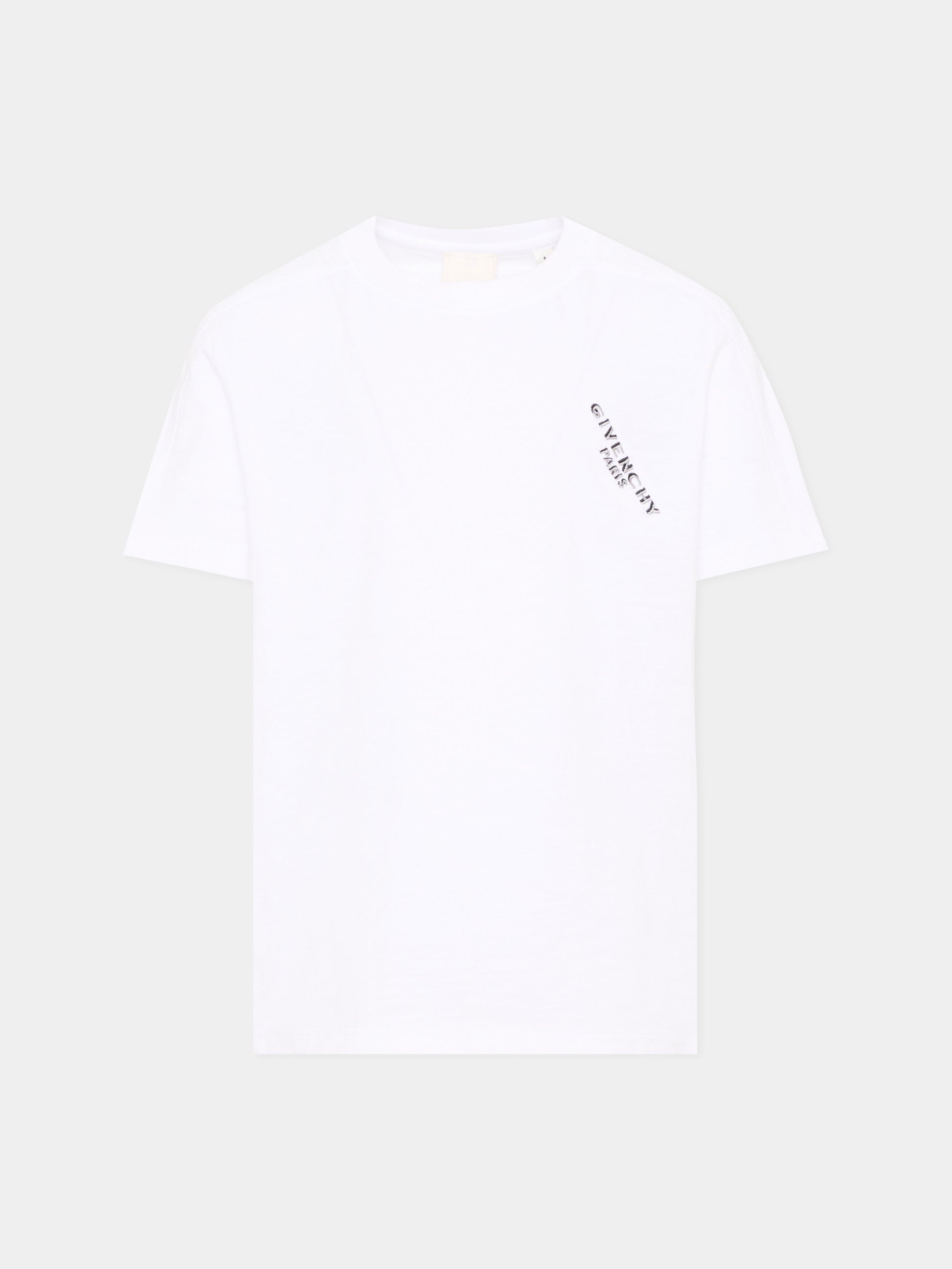 T-shirt bianca per bambino con logo,Givenchy Kids,H31119 10P
