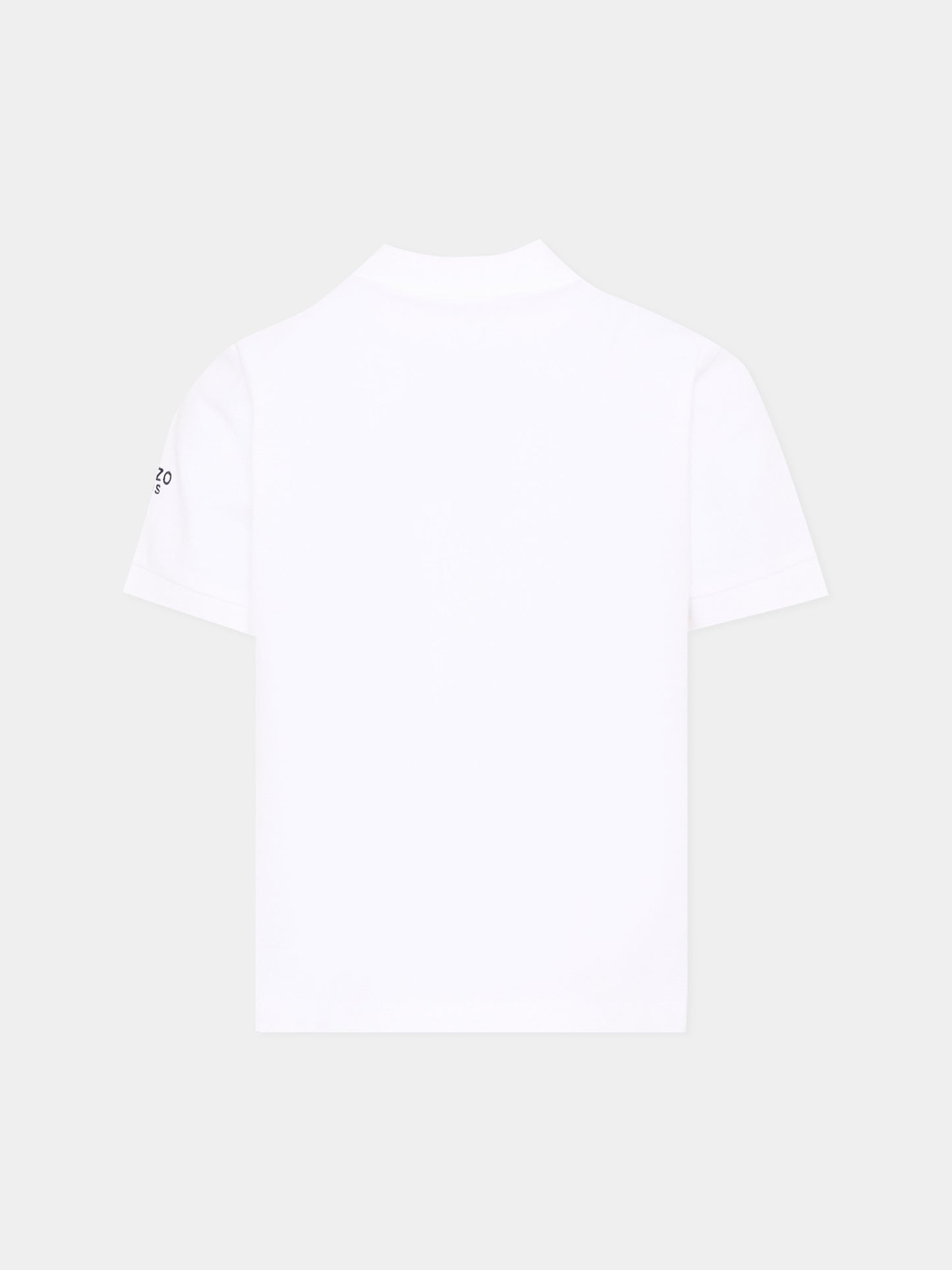 Polo bianca per bambini con tigre,Kenzo Kids,K61694 10P