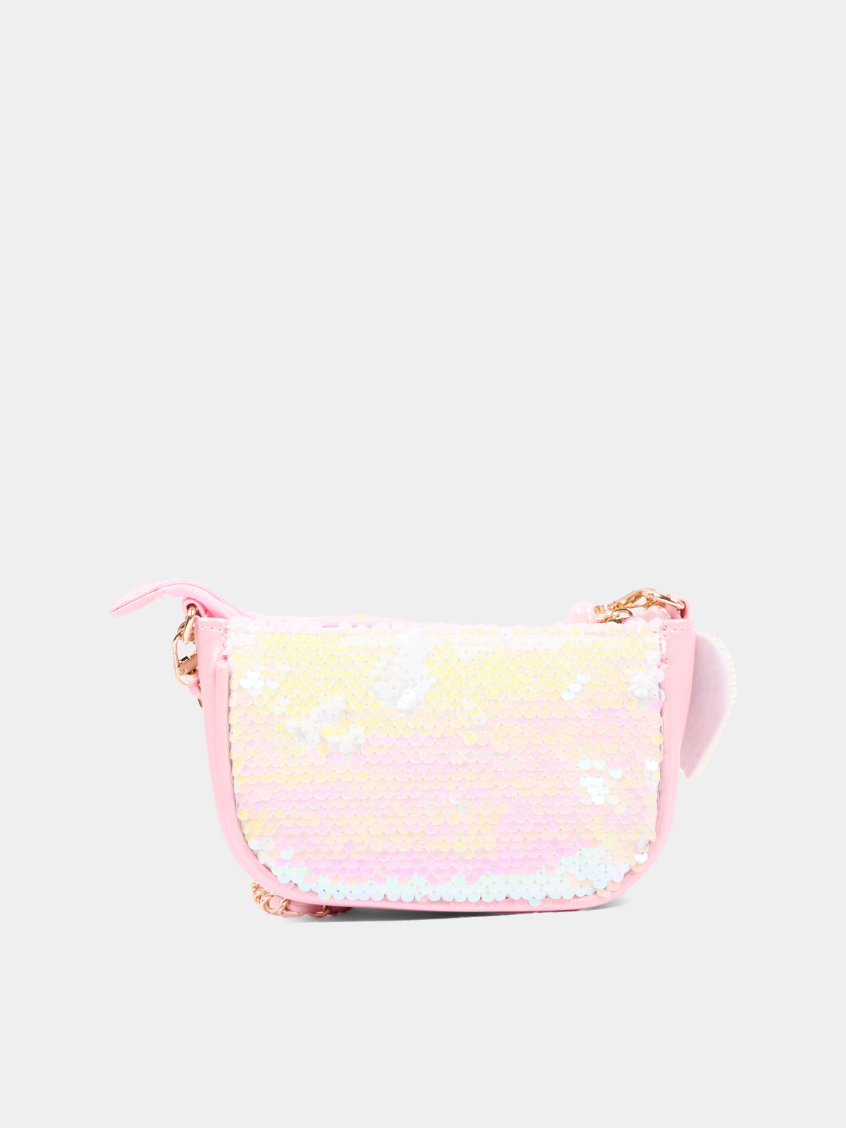 Borsa rosa per bambina con paillettes,Girabrilla,19150