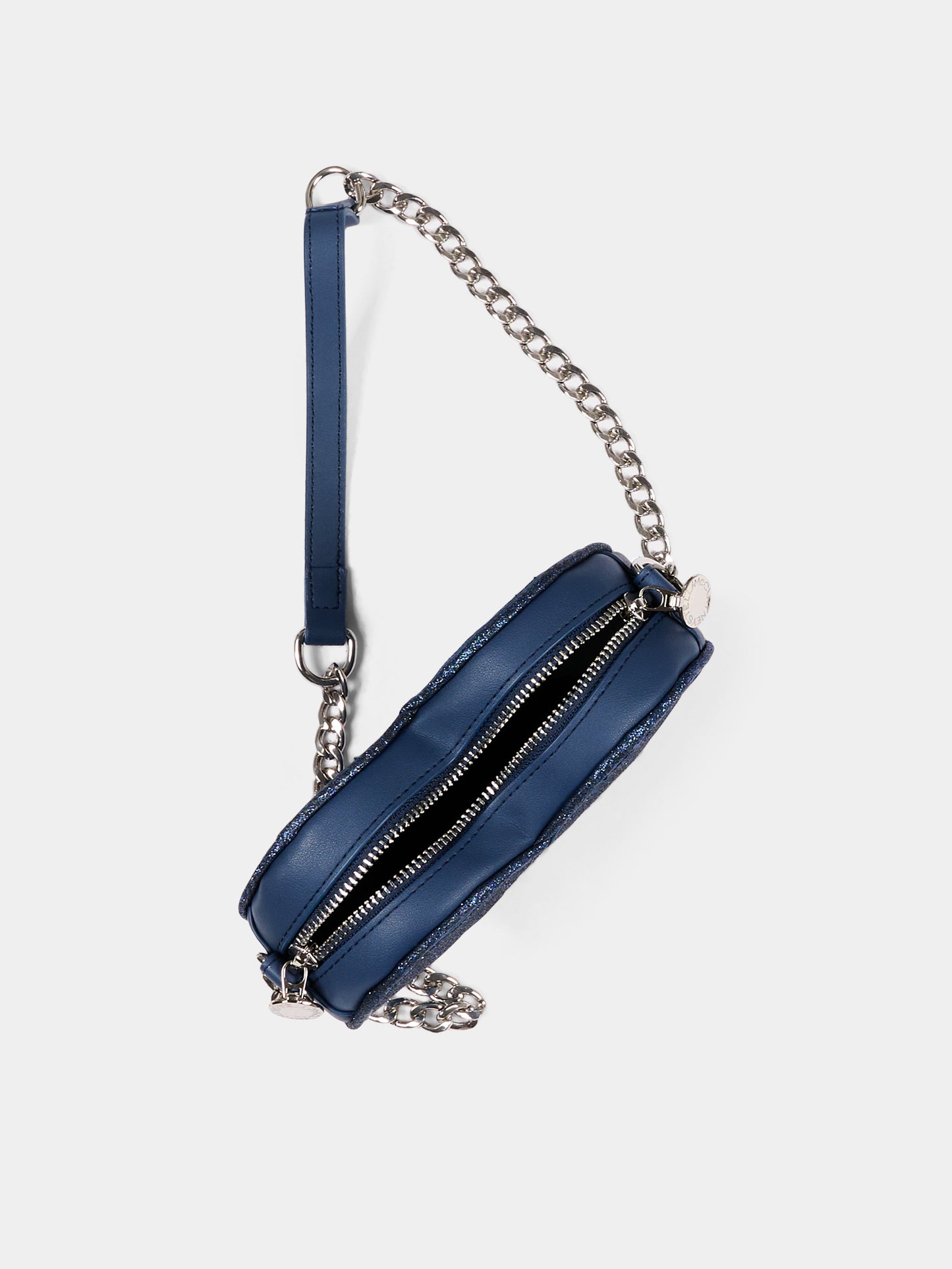 Borsa blu per bambina con cigno,Stella Mccartney Kids,TX0D28 Z3371 667