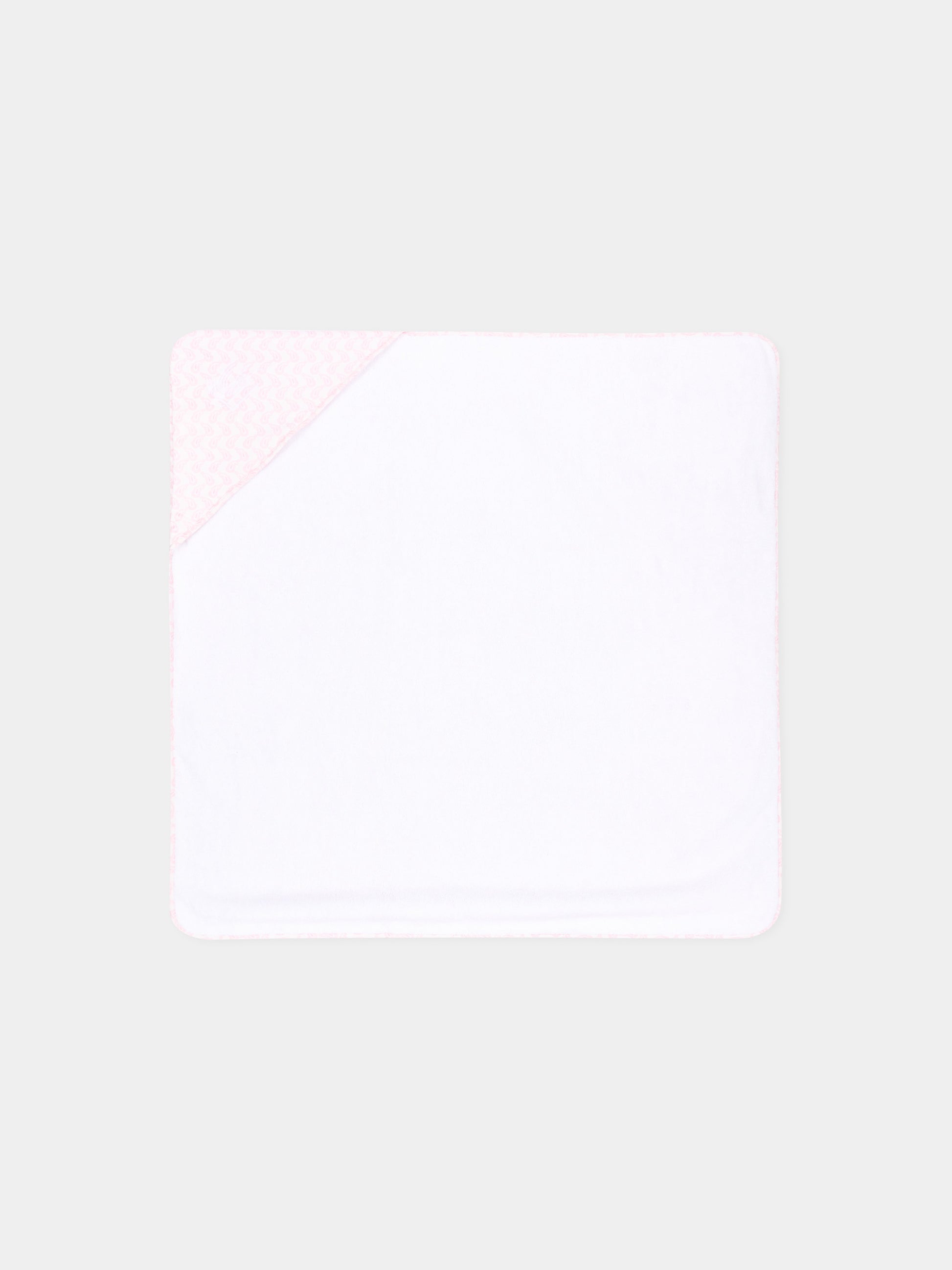 Accappatoio rosa per neonato con stampa paisley,Etro,GU0540 P0425 505RS