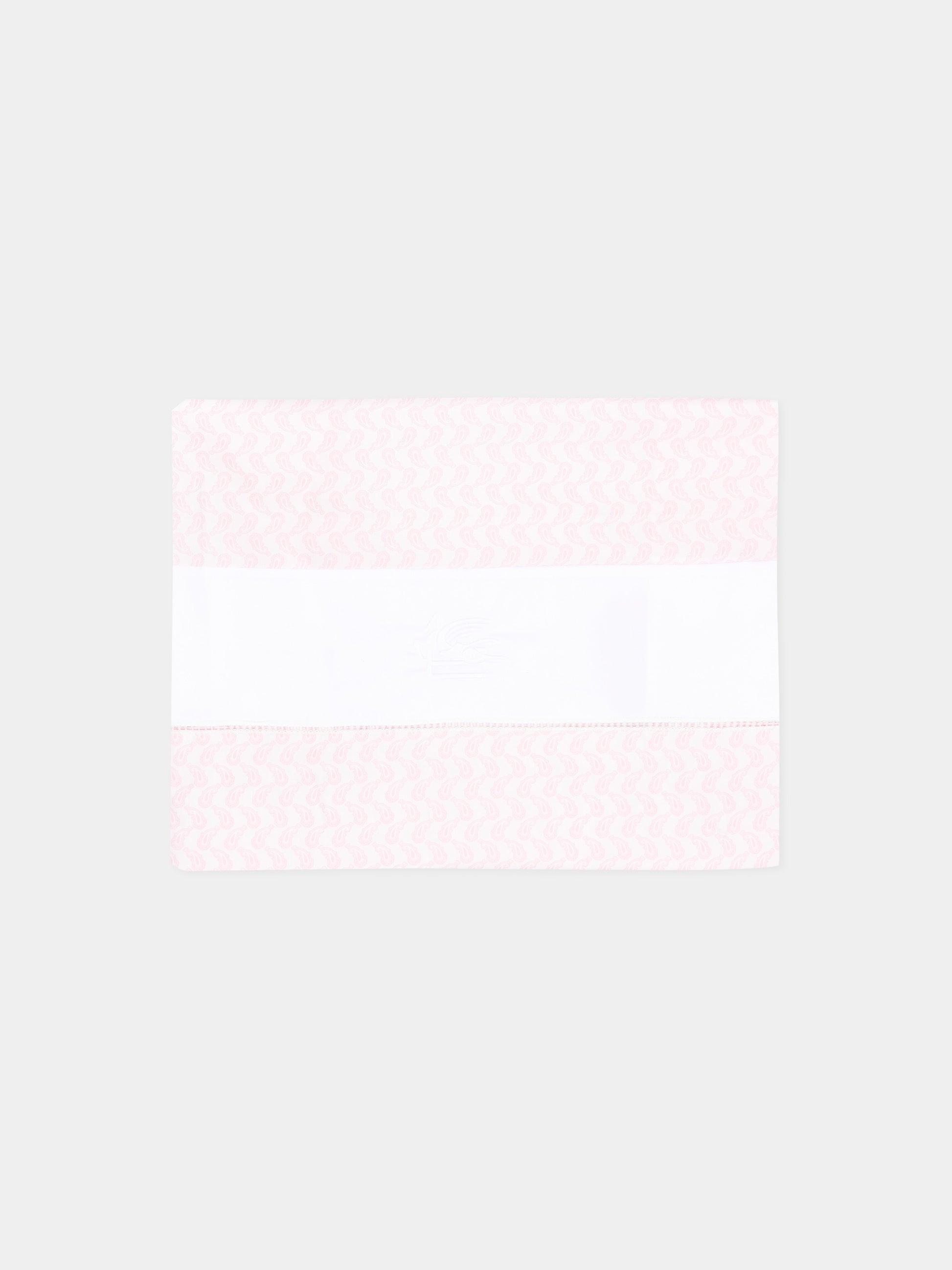 Lenzuola rosa per neonata con Pegaso,Etro,GU0670 P0425 505RS