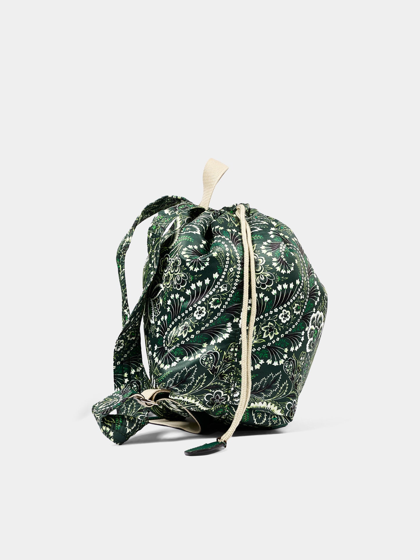 Zaino verde per bambina con stampa paisley,Etro,GU0Q68 Z2281 719AV