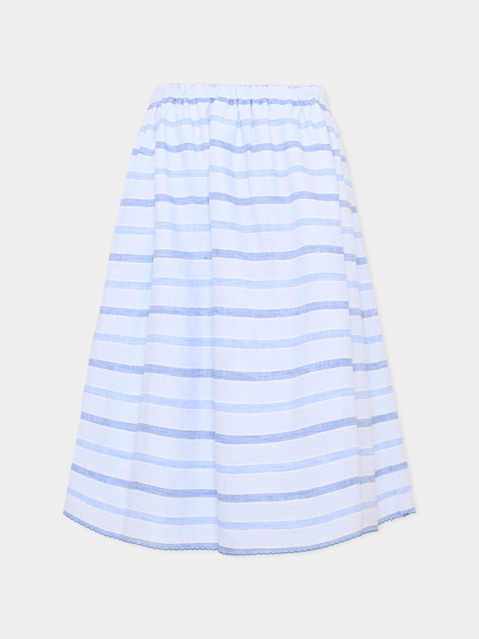Gonna azzurra per bambina con Pegaso,Etro,GU7A10 I0213 100BL