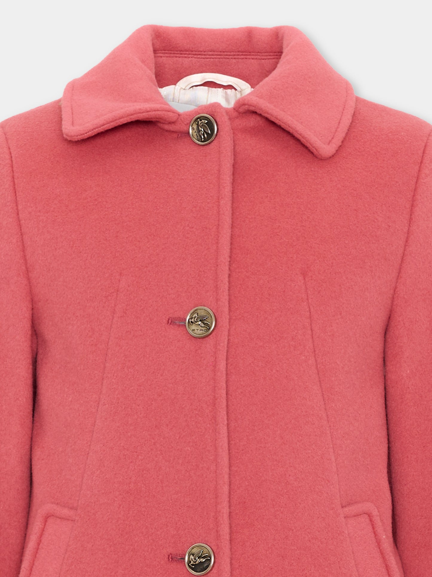 Cappotto rosa per bambina,Etro,GV2A20 E0024 446