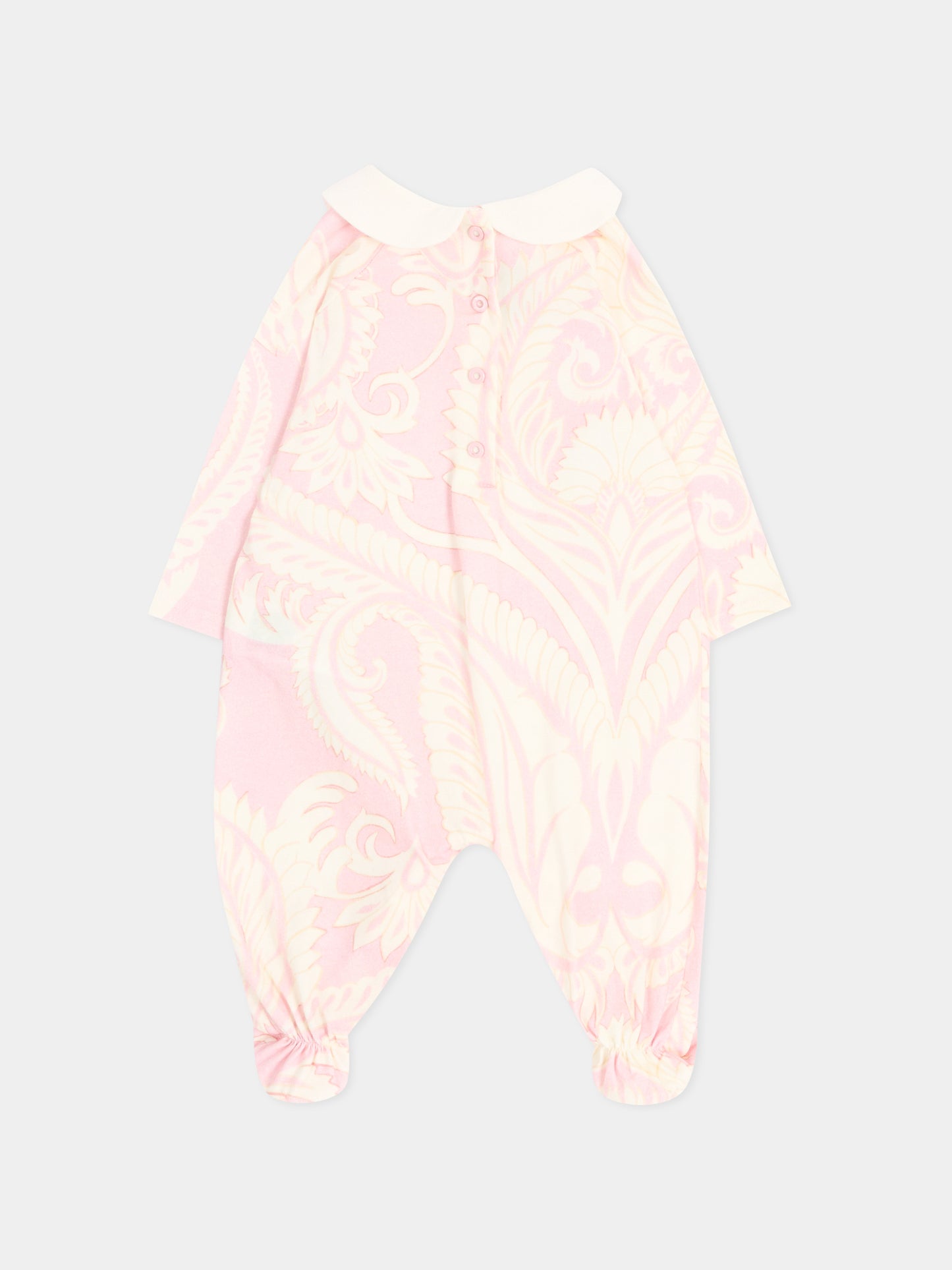 Set tutina avorio per neonata con stampa paisley,Etro,GVB500 J0452 105RS