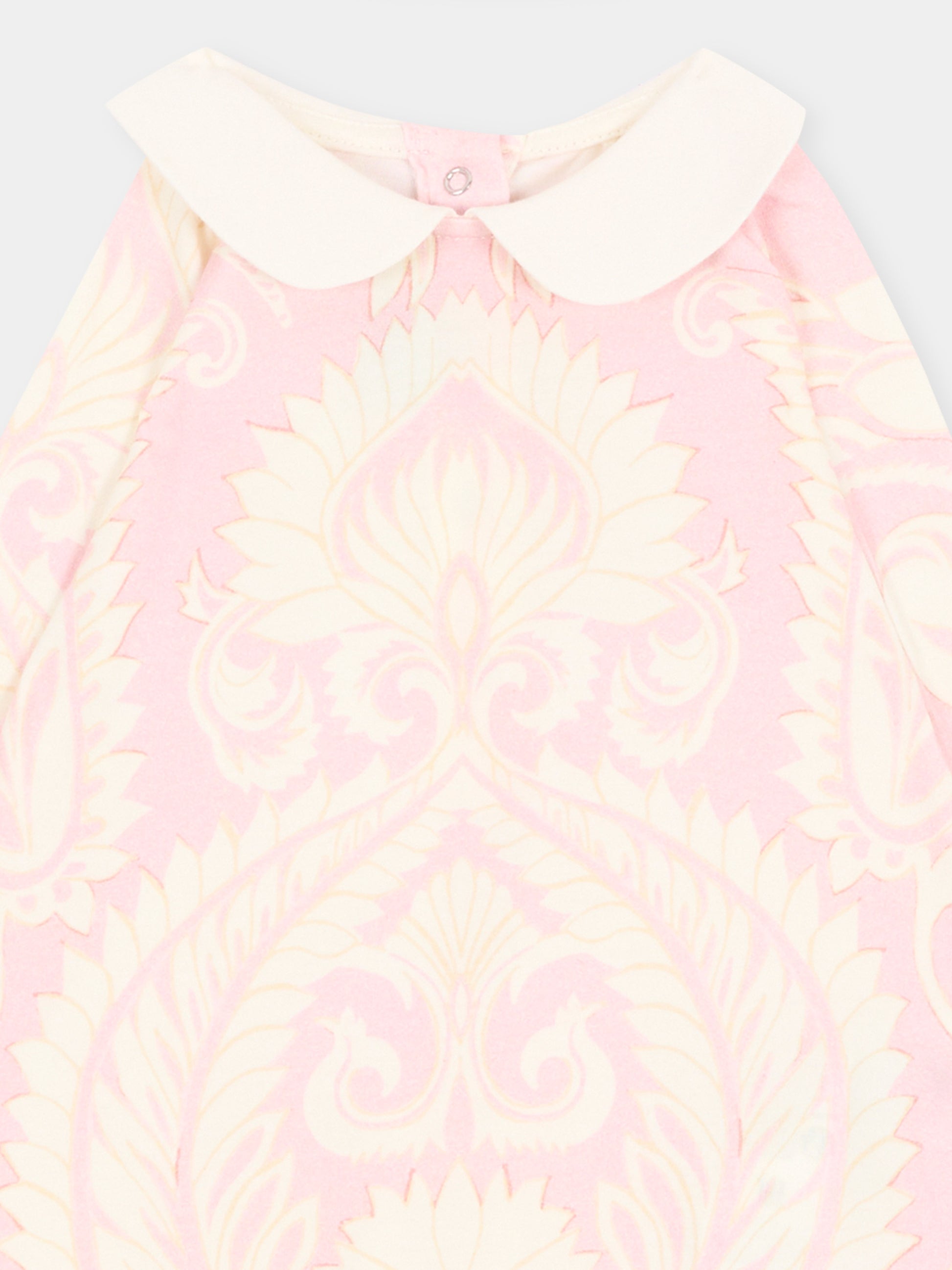Set tutina avorio per neonata con stampa paisley,Etro,GVB500 J0452 105RS