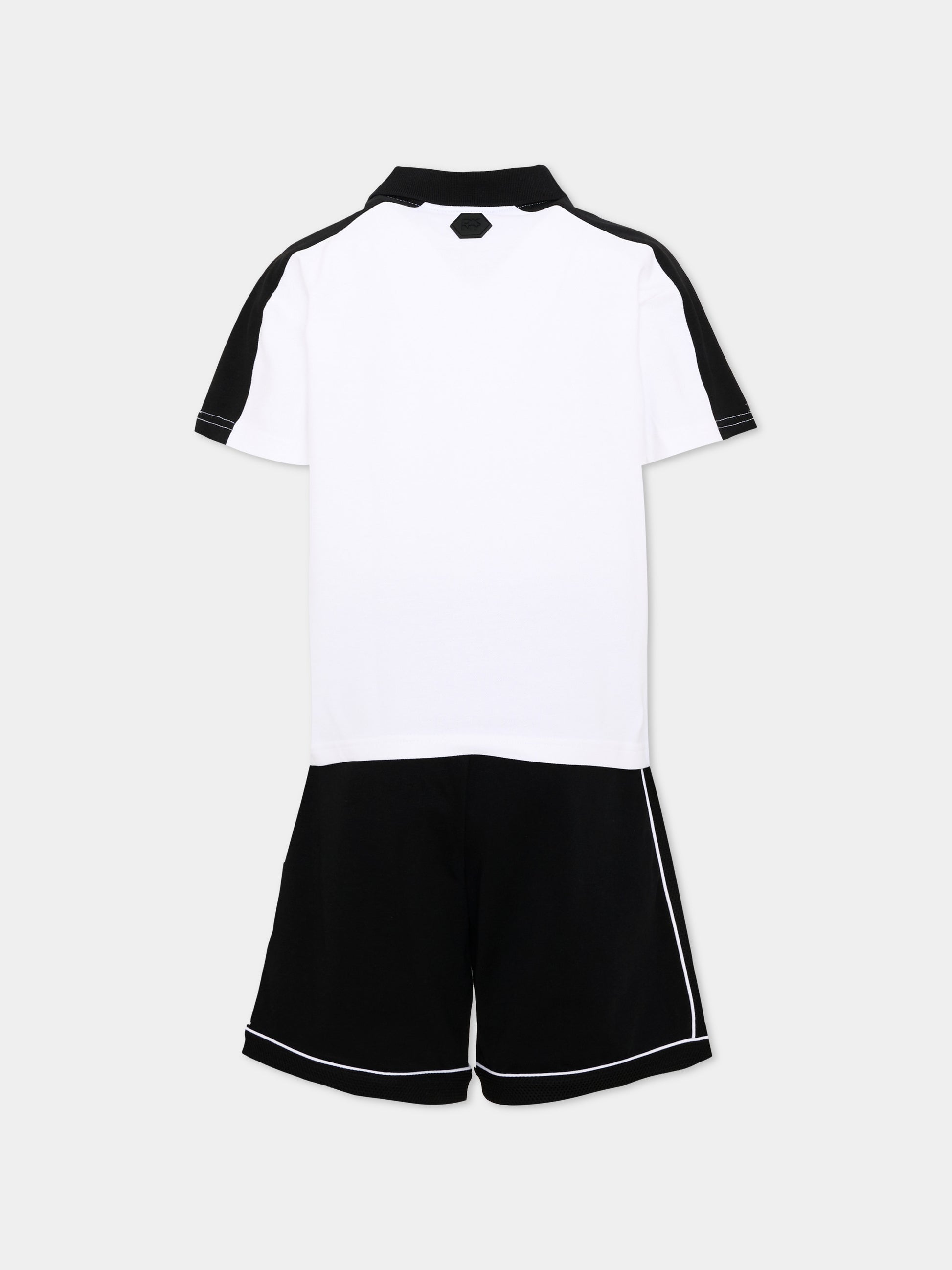Completo sportivo multicolor per bambino con logo,Dkny,D62520 M41