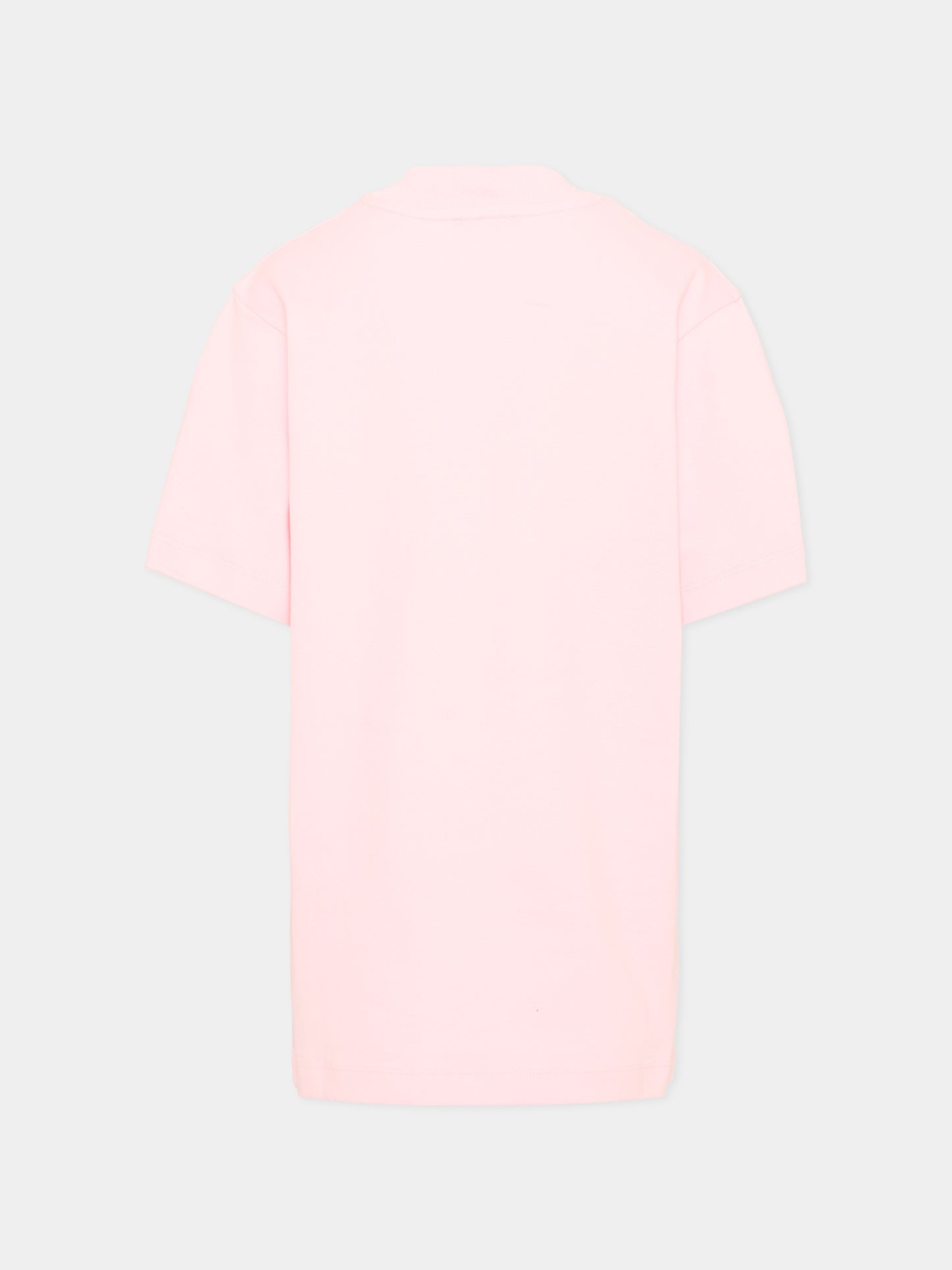 Vestito rosa per bambina con logo,Lanvin Petite,N30342 44F