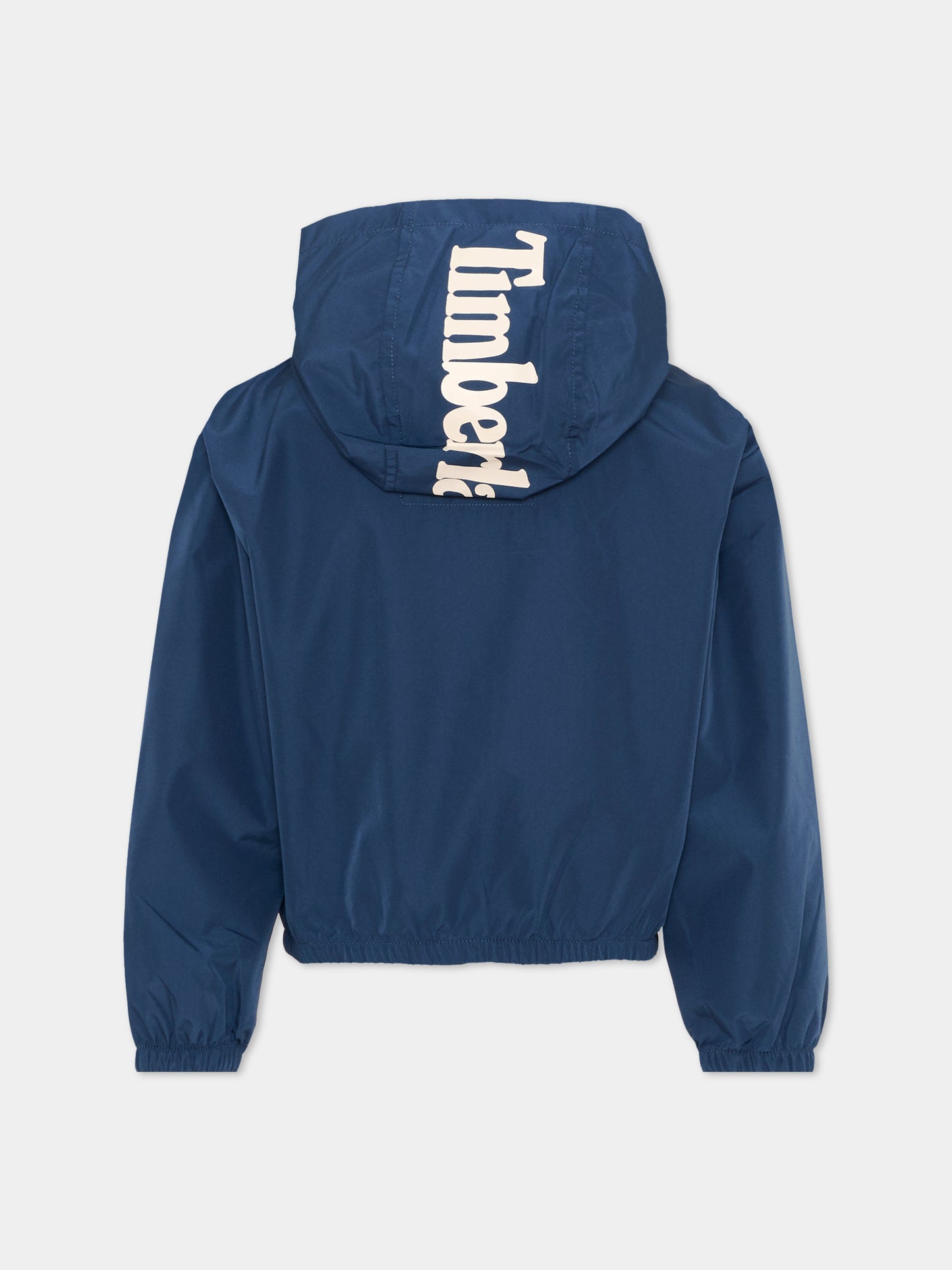 Giacche a vento blu per bambino con logo,Timberland,T60826 805