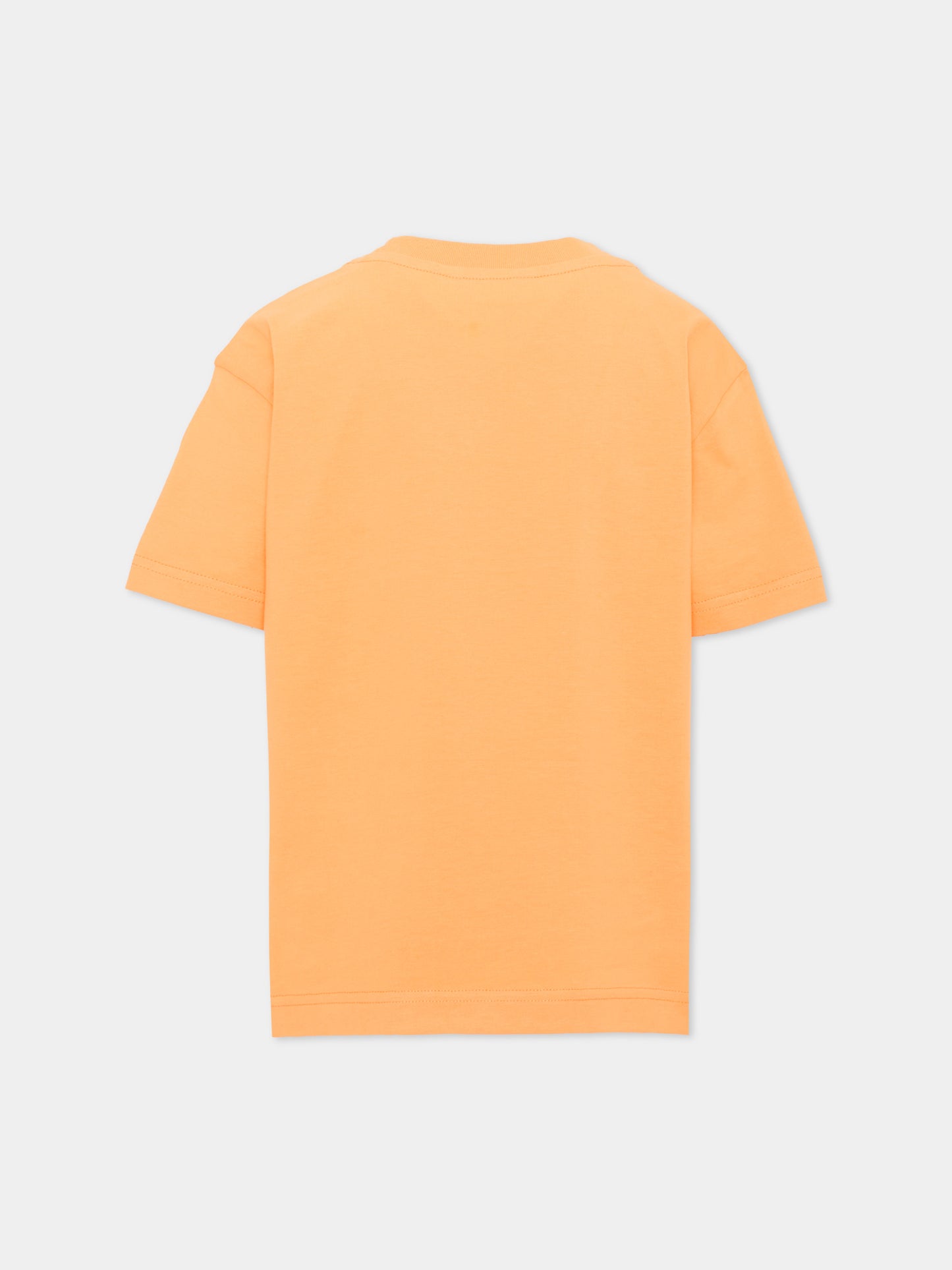T-shirt arancione per bambino con stampa,Palm Angels,PBAA003S26JER003 030