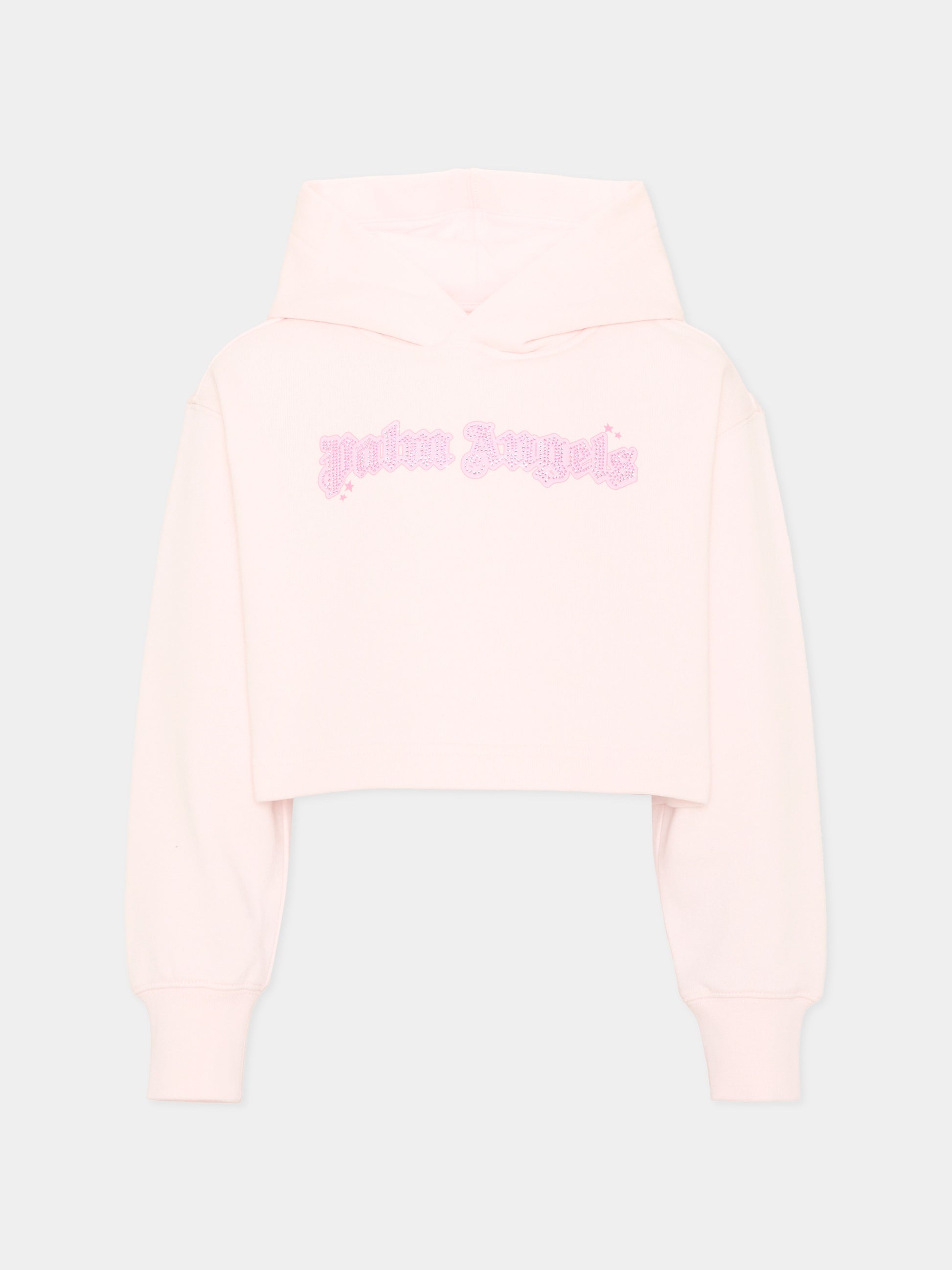 Felpa con cappuccio rosa con logo,Palm Angels,PGBB006S26FLE001 042