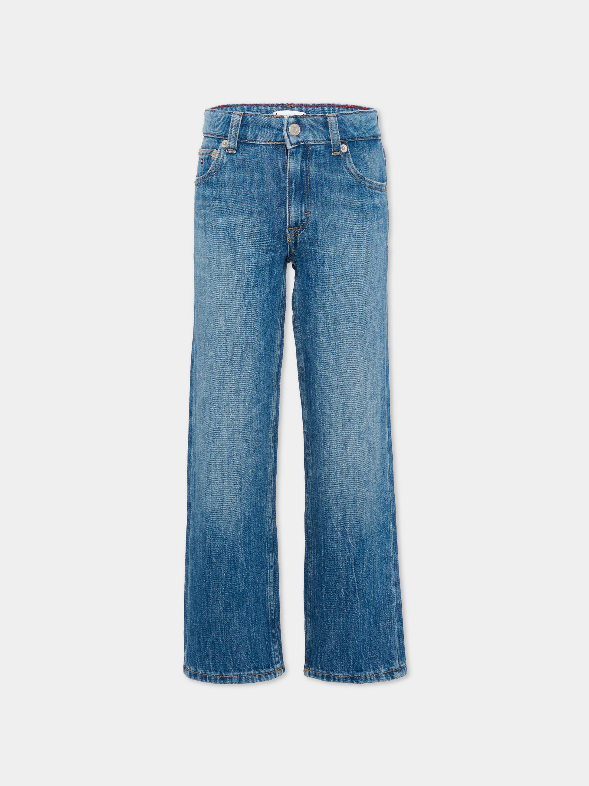 Jeans denim per bambino con logo,Tommy Hilfiger Junior,KG0KG08965 1A5