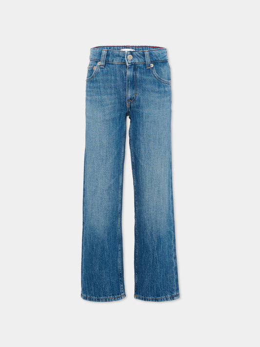 Jeans denim per bambino con logo,Tommy Hilfiger Junior,KG0KG08965 1A5