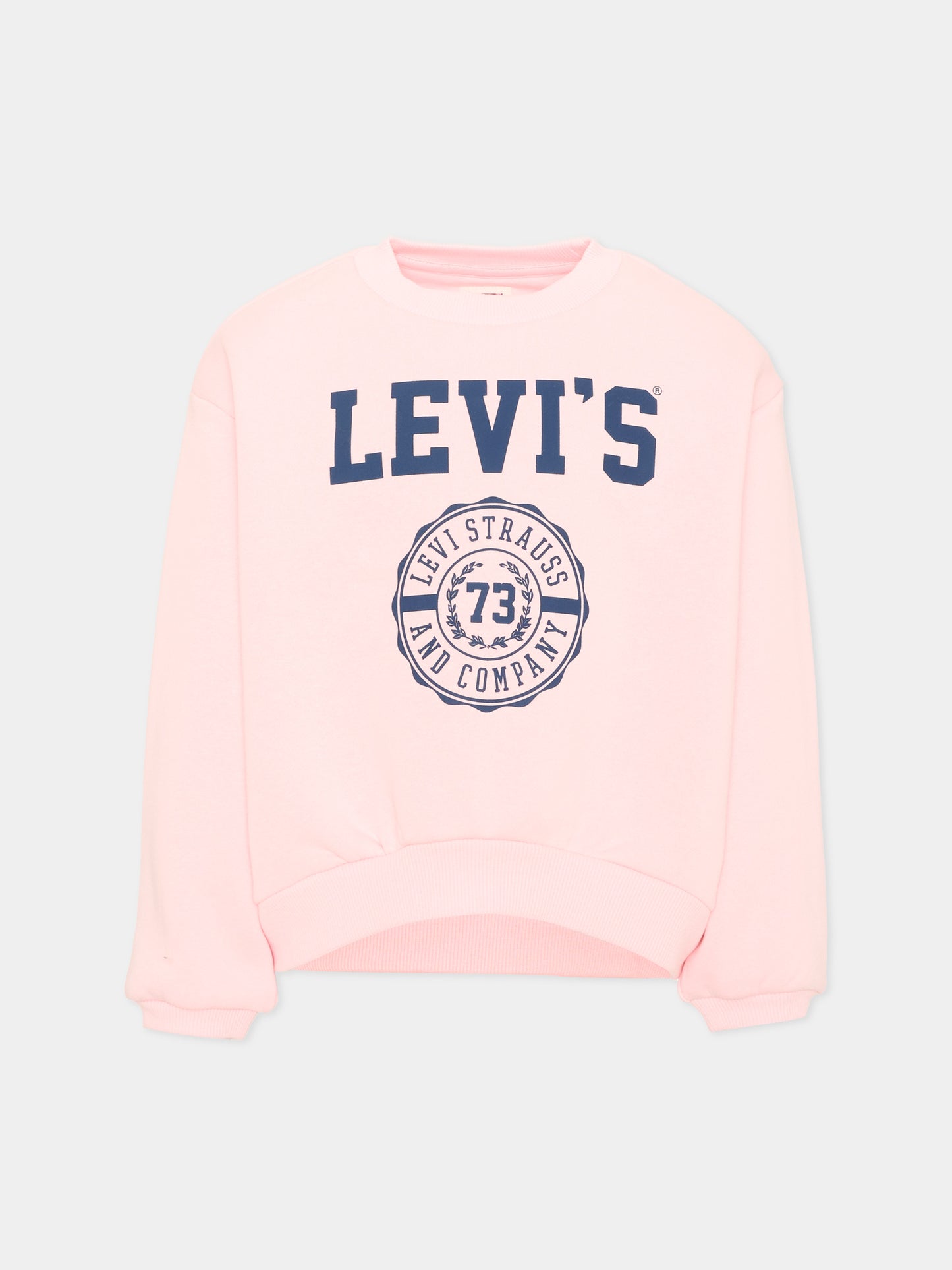 Felpa rosa per bambina,Levi's Kids,3EN514 AGJ