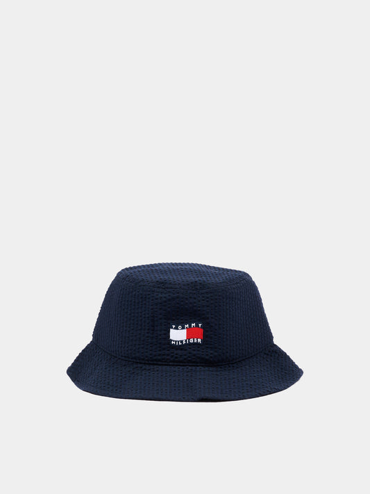 Cloche blu per bambini con logo,Tommy Hilfiger Junior,KA0KA00048 DW6