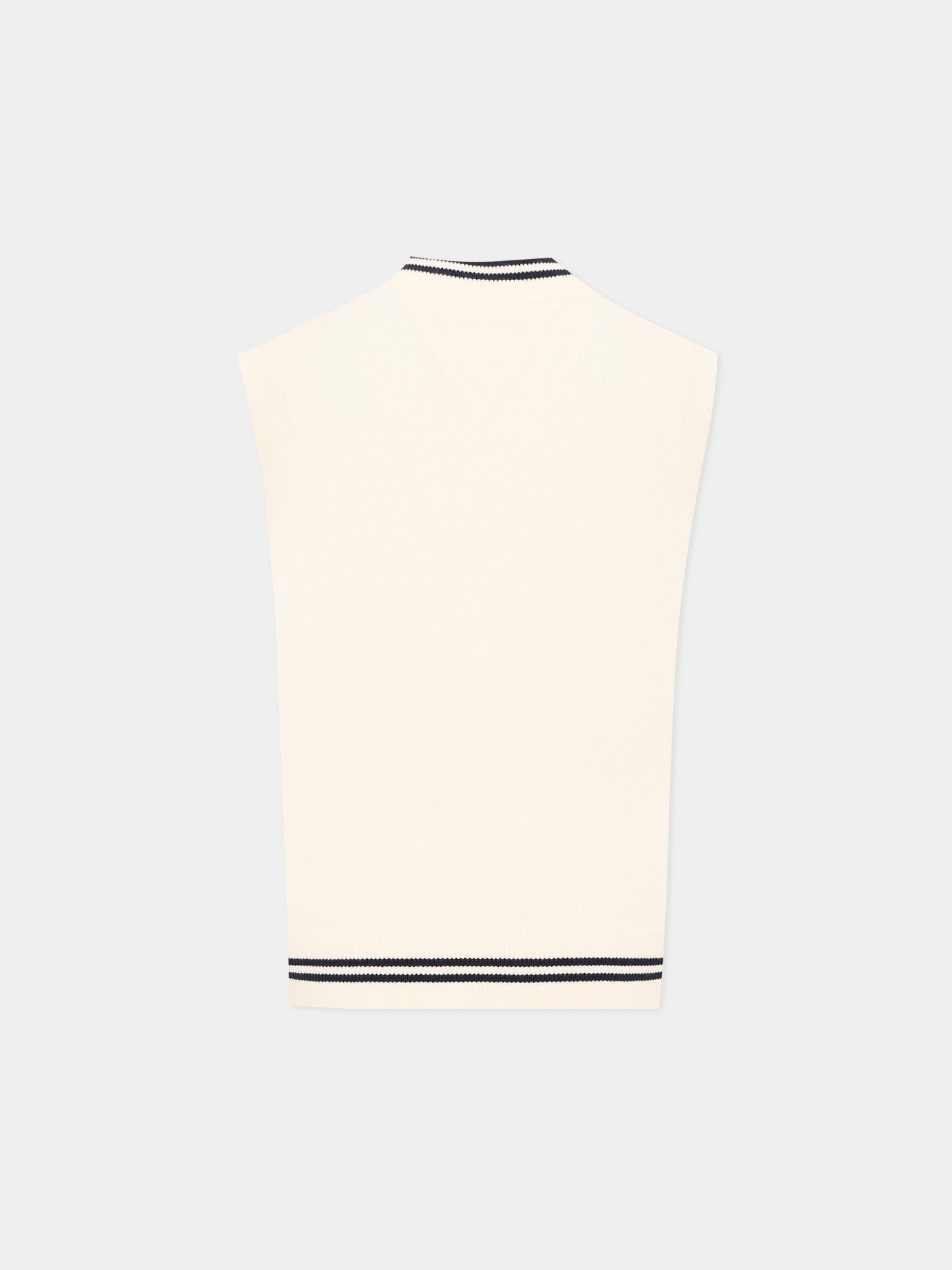 Maglia gilet avorio per bambino,Tommy Hilfiger Junior,KB0KB10426 C1G