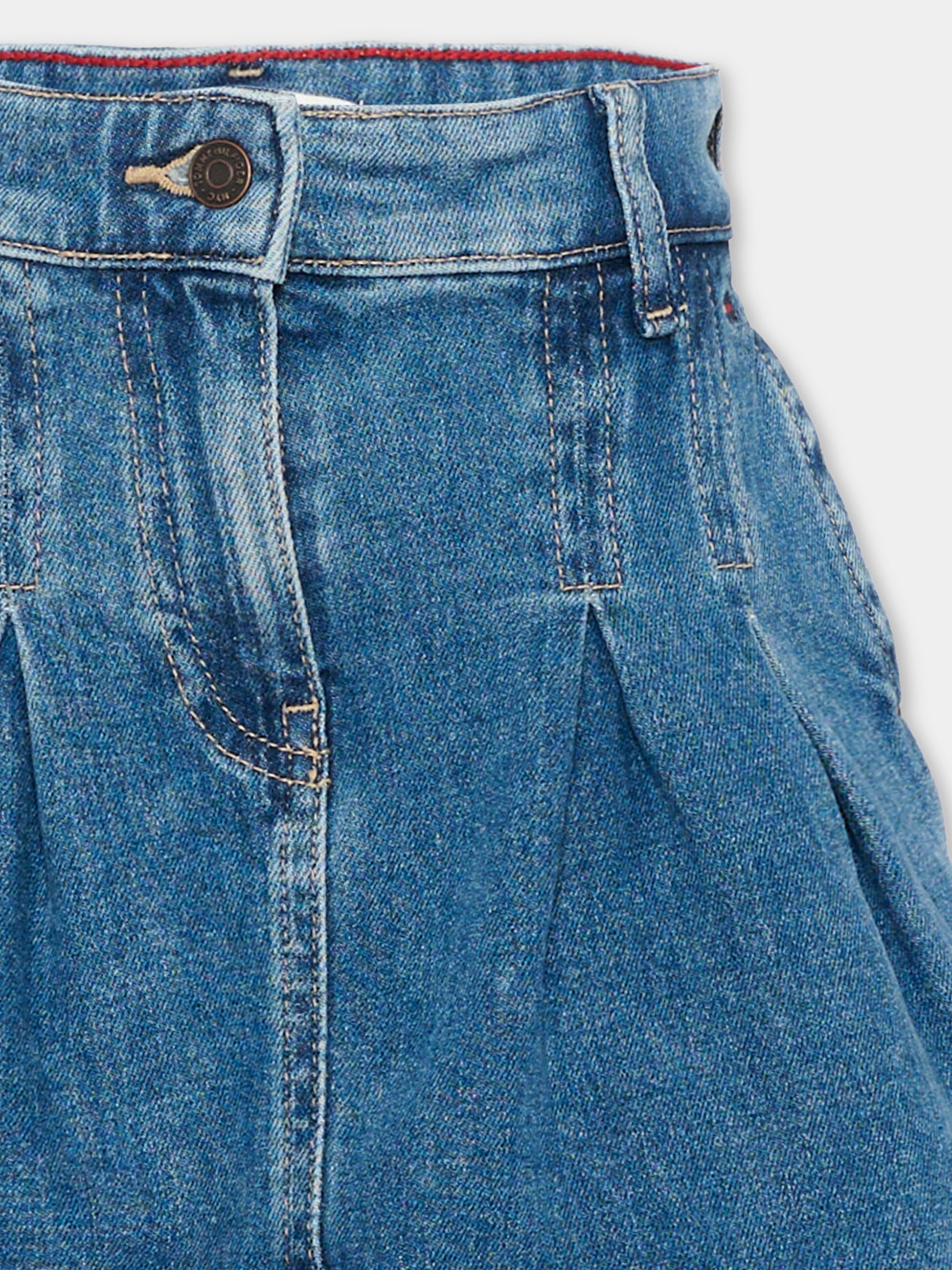 Gonna denim per bambina,Tommy Hilfiger Junior,KG0KG09251 1BK