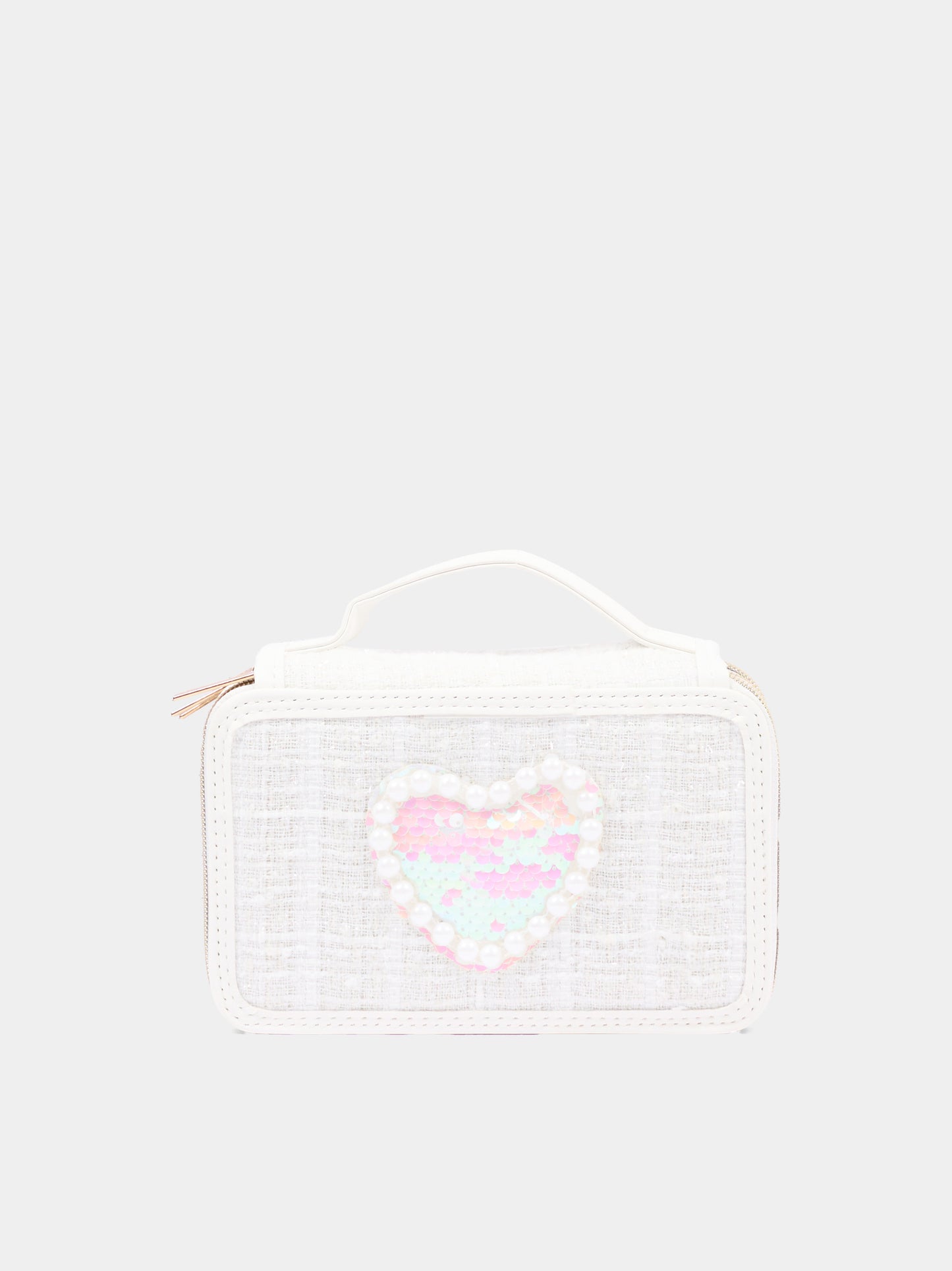 Astuccio bianco per bambina con cuore,Girabrilla,19085 19088