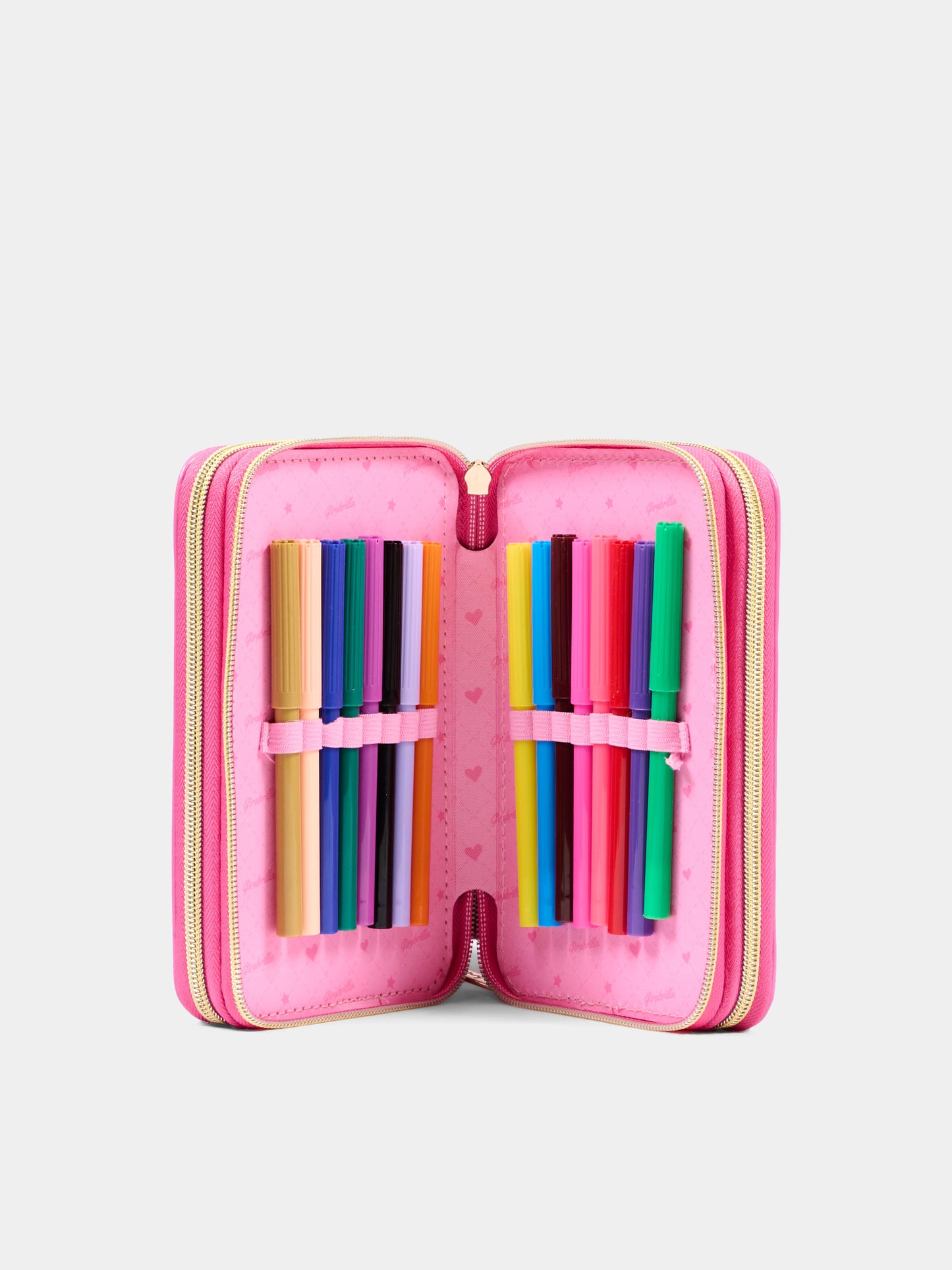 Astuccio fucsia per bambina con cuore,Girabrilla,19085 19087