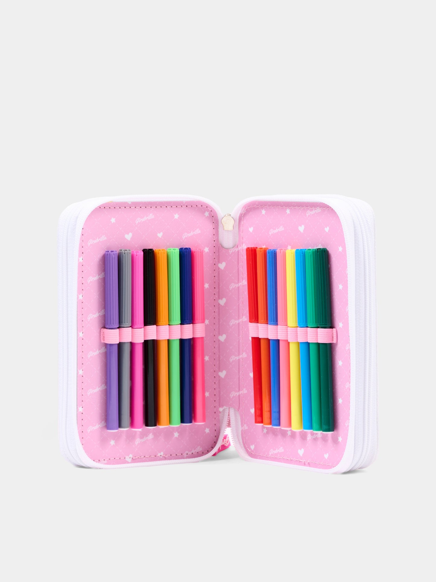 Astuccio fucsia per bambina con cuore,Girabrilla,19116 19117