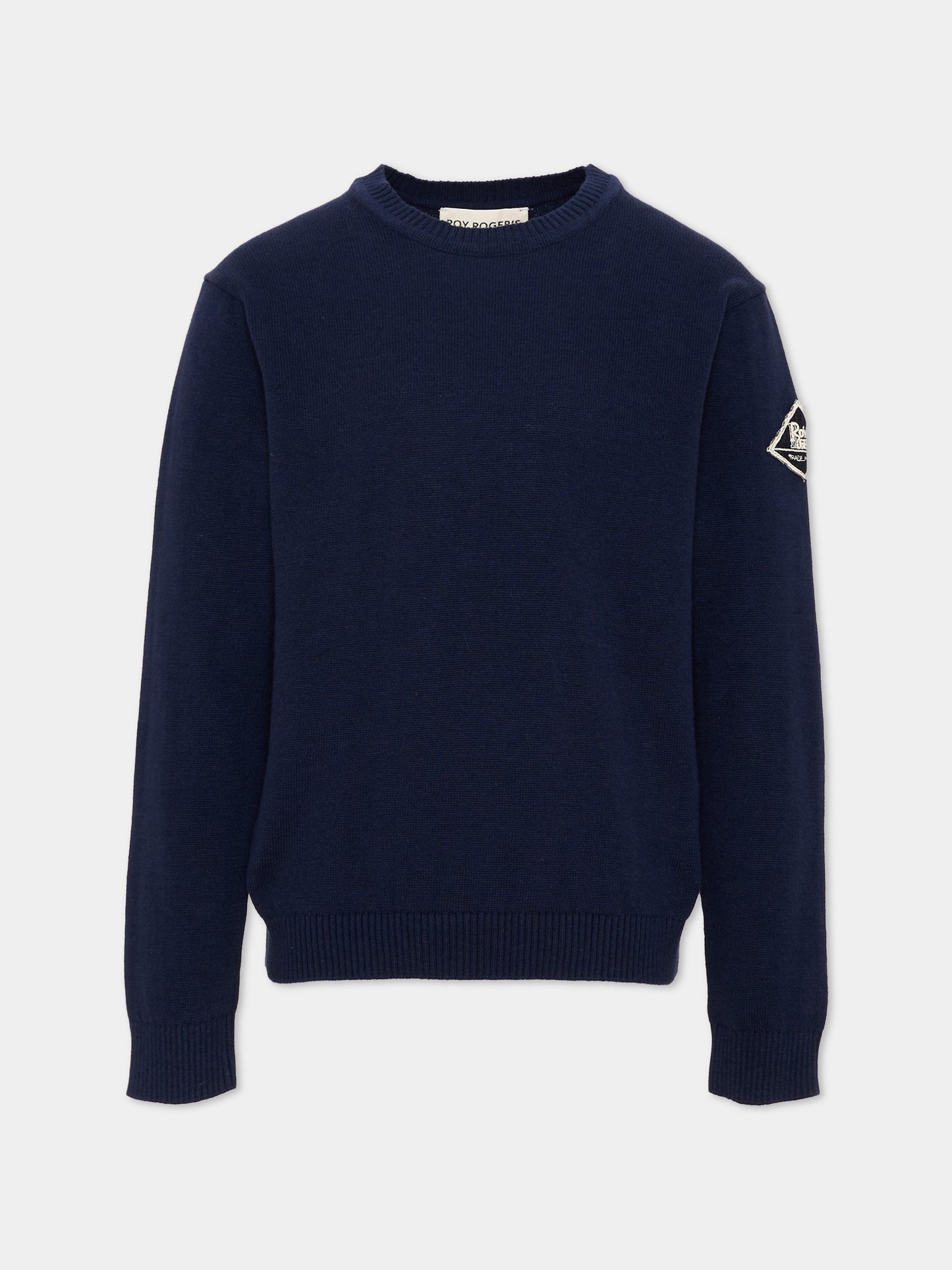 Maglione blu per bambino con logo,Roy Roger's Kids,RG109 0 3854
