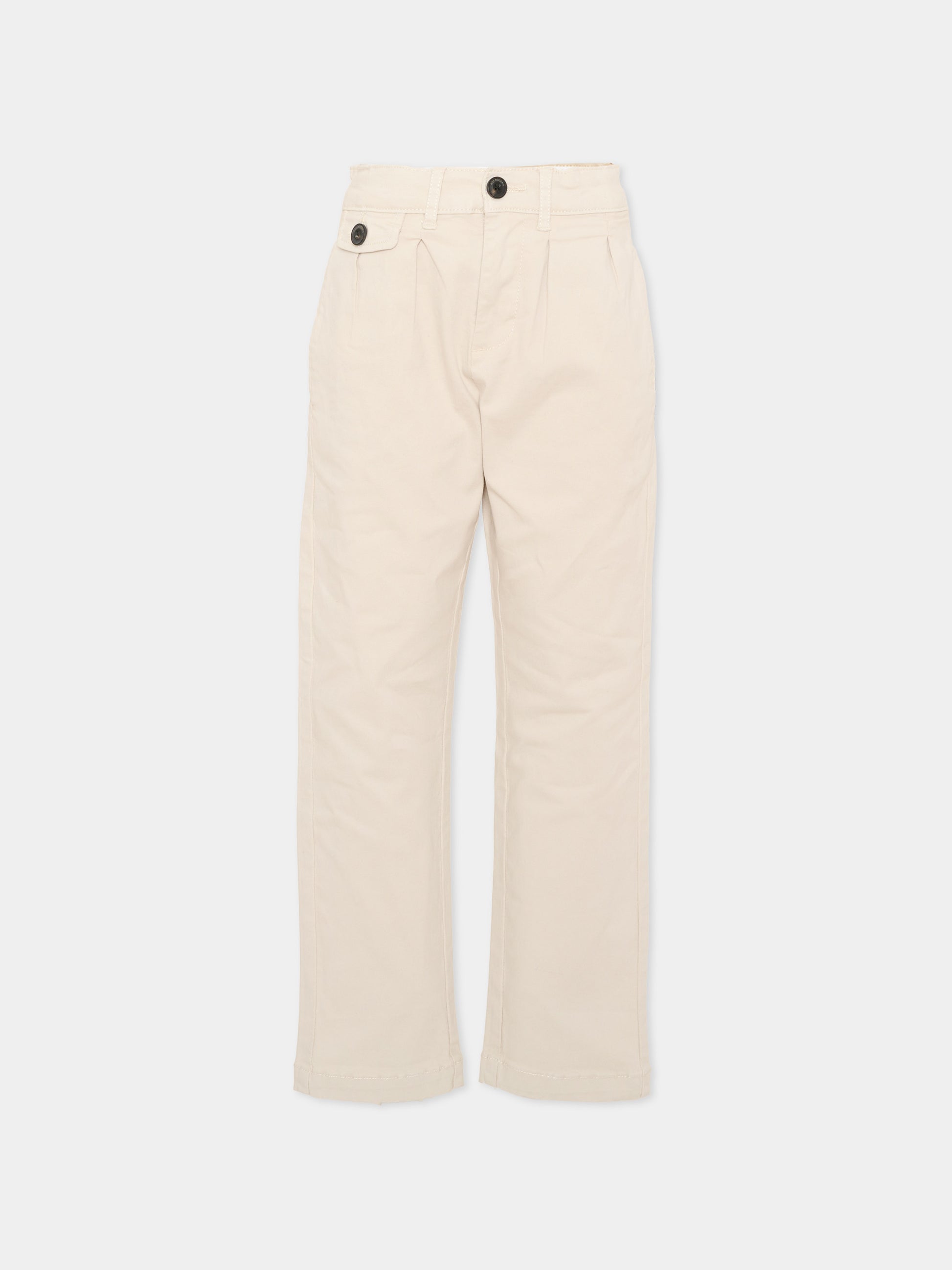 Pantalone beige per bambino,Roy Roger's Kids,RG131 0 421