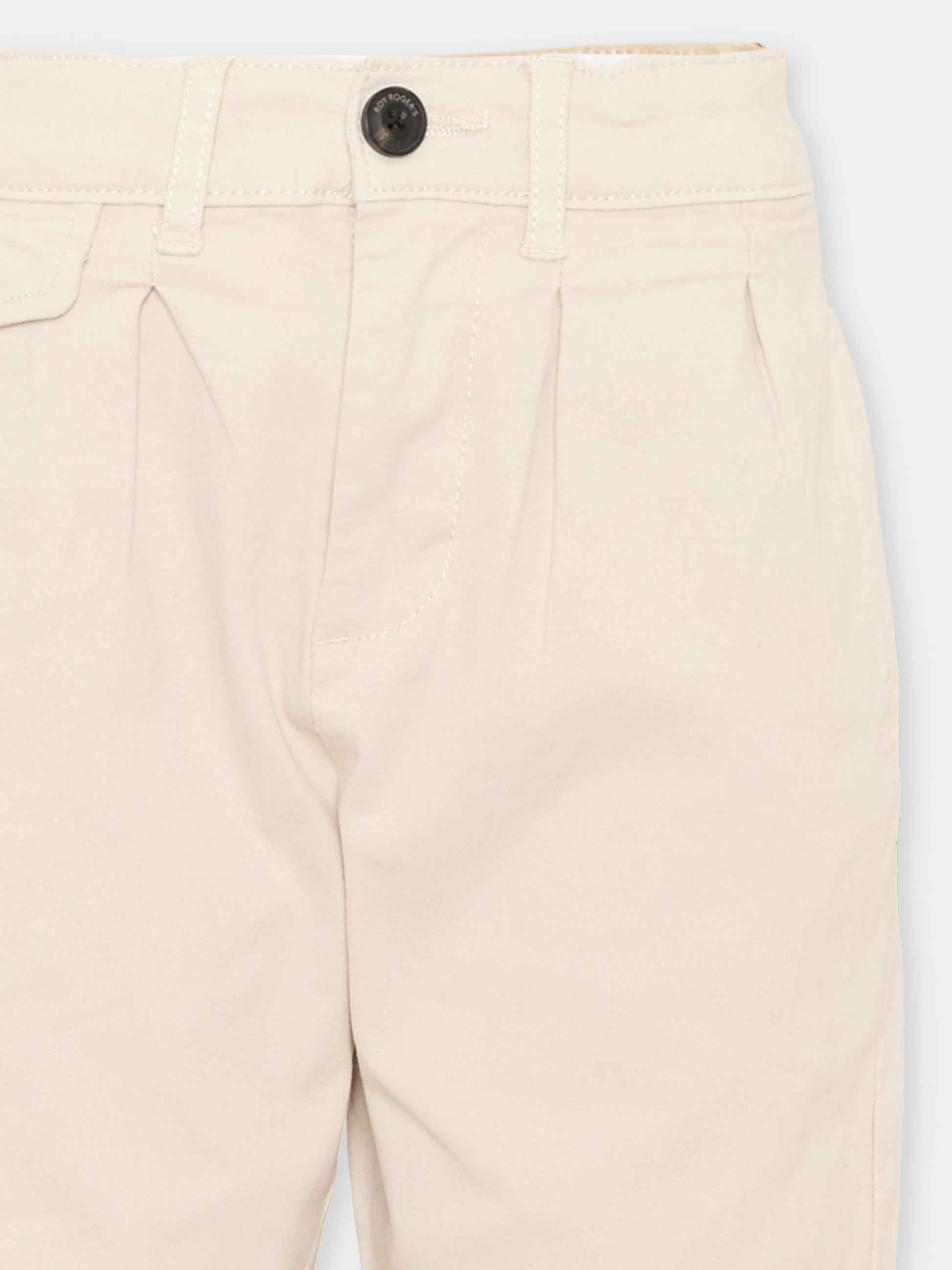 Pantalone beige per bambino,Roy Roger's Kids,RG131 0 421