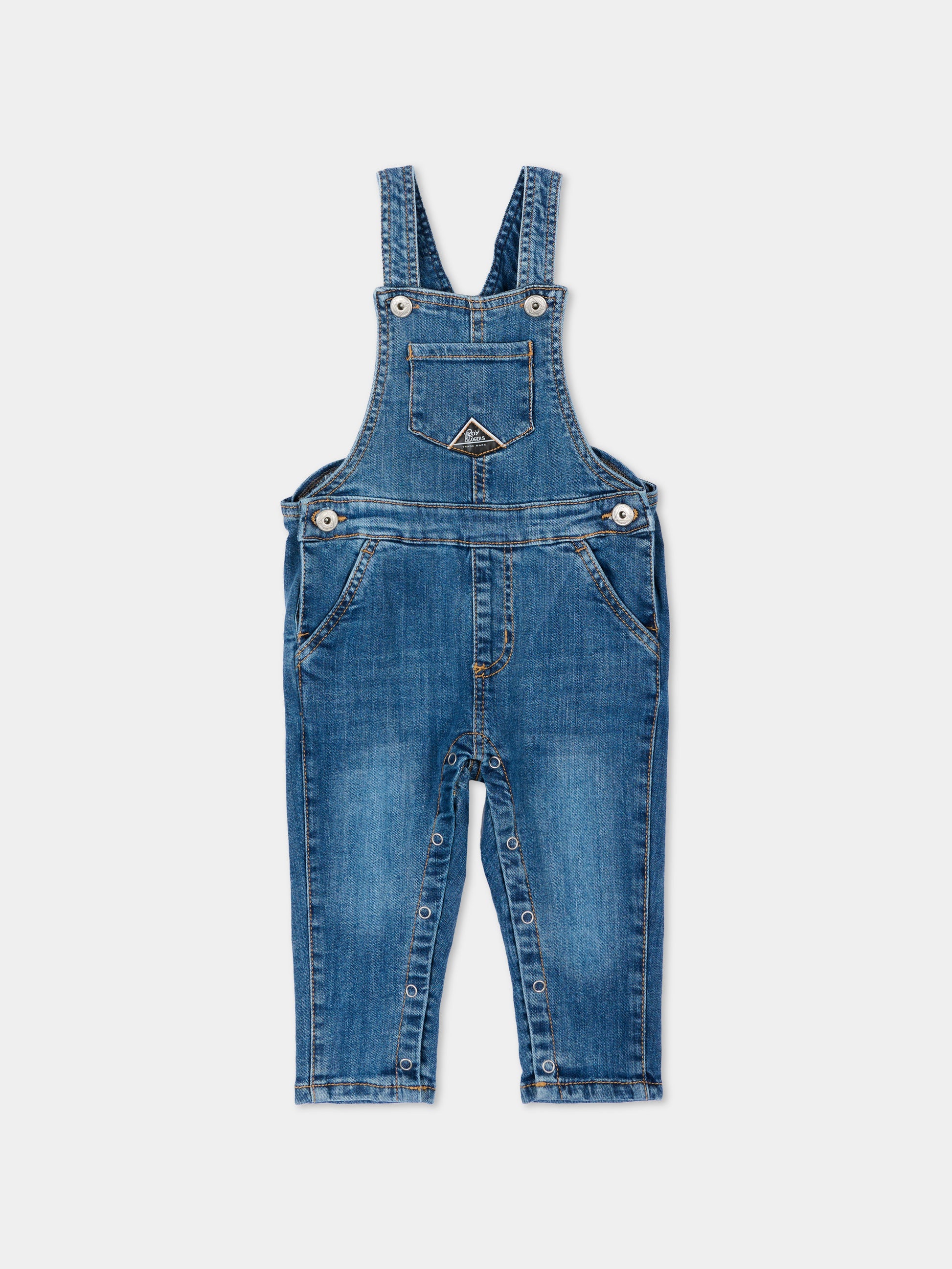 Salopette denim per neonato,Roy Roger's Kids,RG192 0 7028